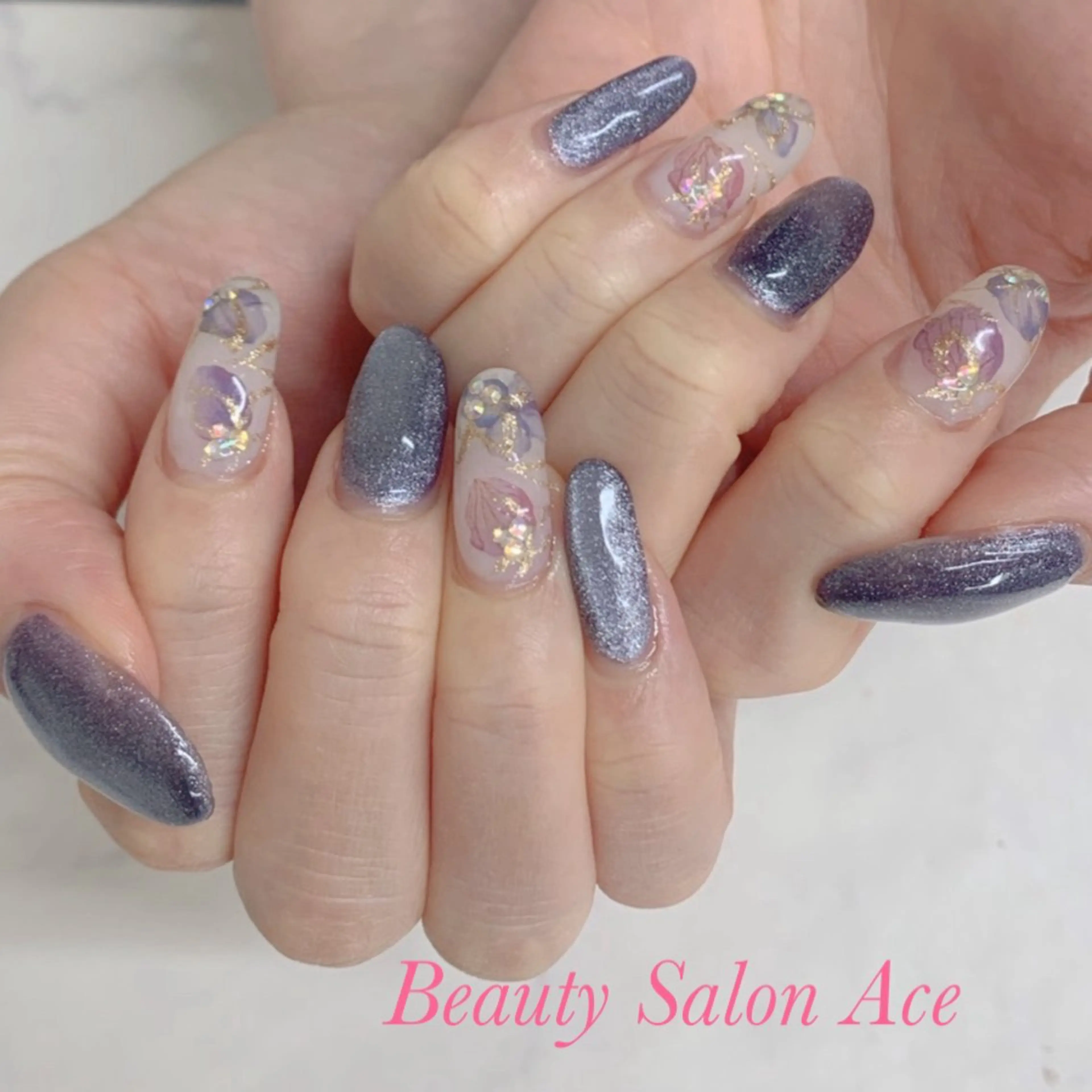 ネイル メンズネイル ハンドネイル ハンドケア Beauty Salon Ace（ネイルサロン　エース）所属・池袋フィルイン Ace♡長さだしのネイルデザイン