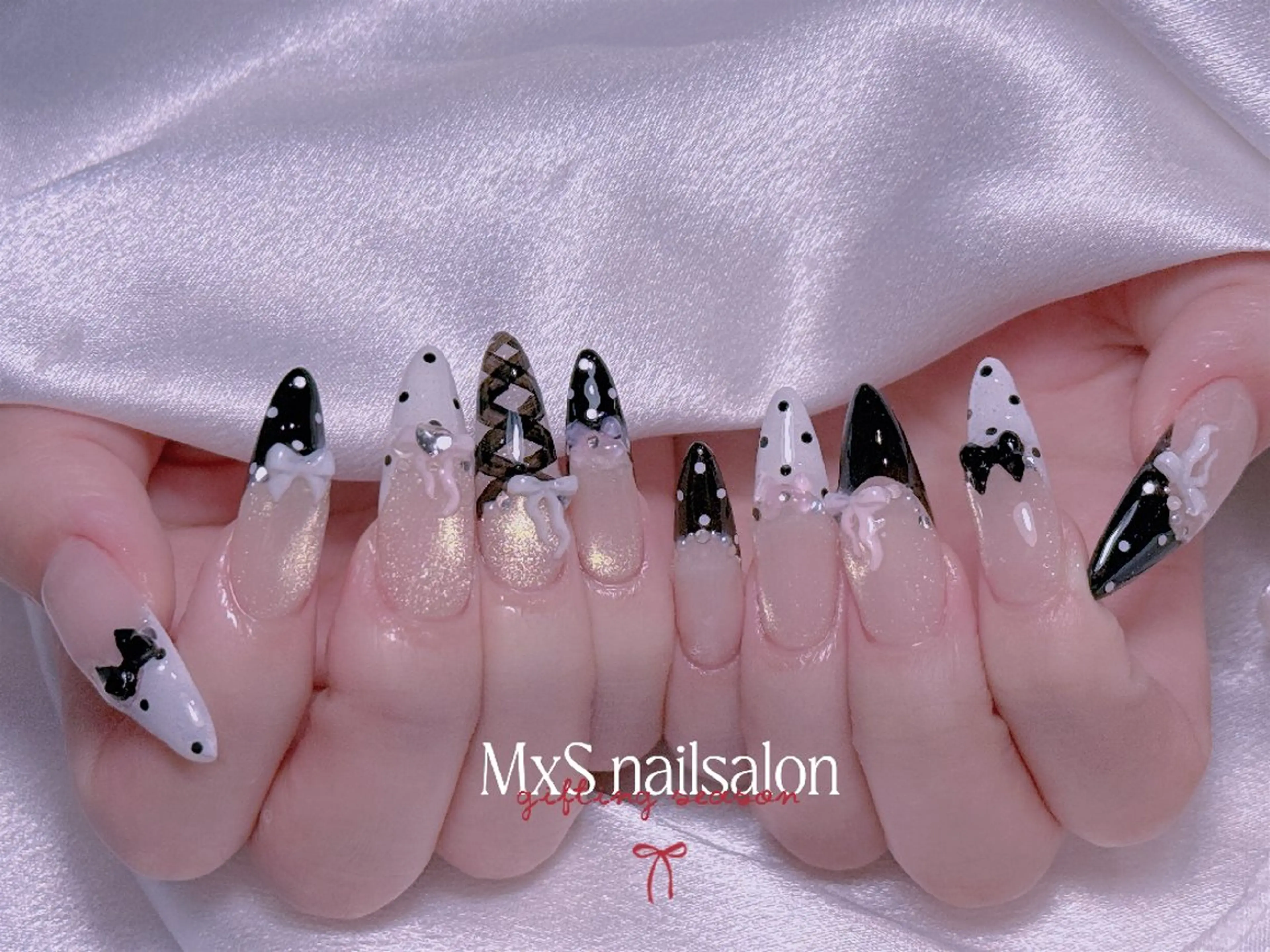 ネイル ハンドネイル MxS Nail 【長さだし/フィルイン/マグネット/ワンホンネイル/韓国ネイル/パラジェル】所属・M×S Nail みなのネイルデザイン