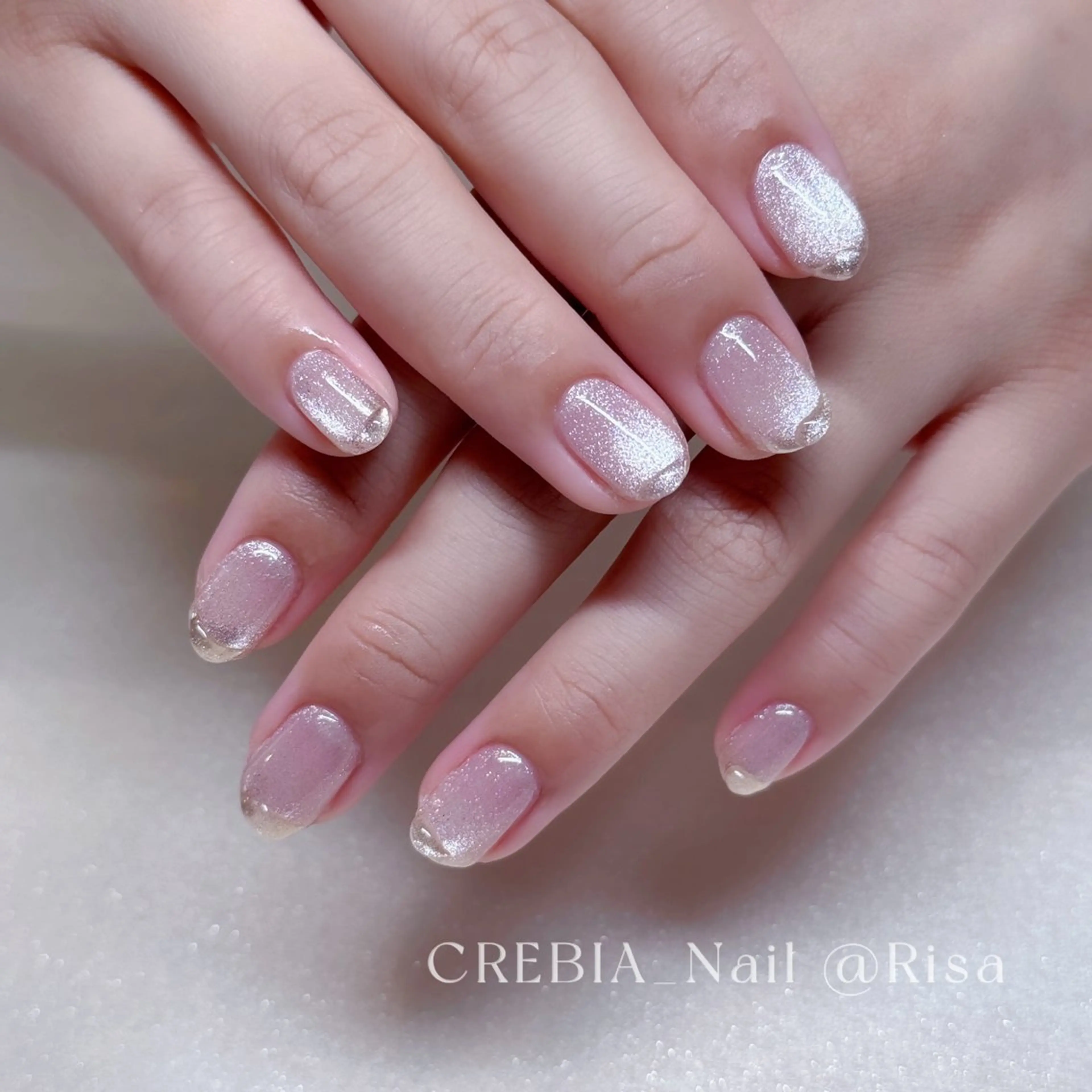 ネイル マグネットネイル マグネットワンカラー 持ち込み ワンカラーネイル CREBIA beaute ネイル部所属・CREBIA Nailのネイルデザイン