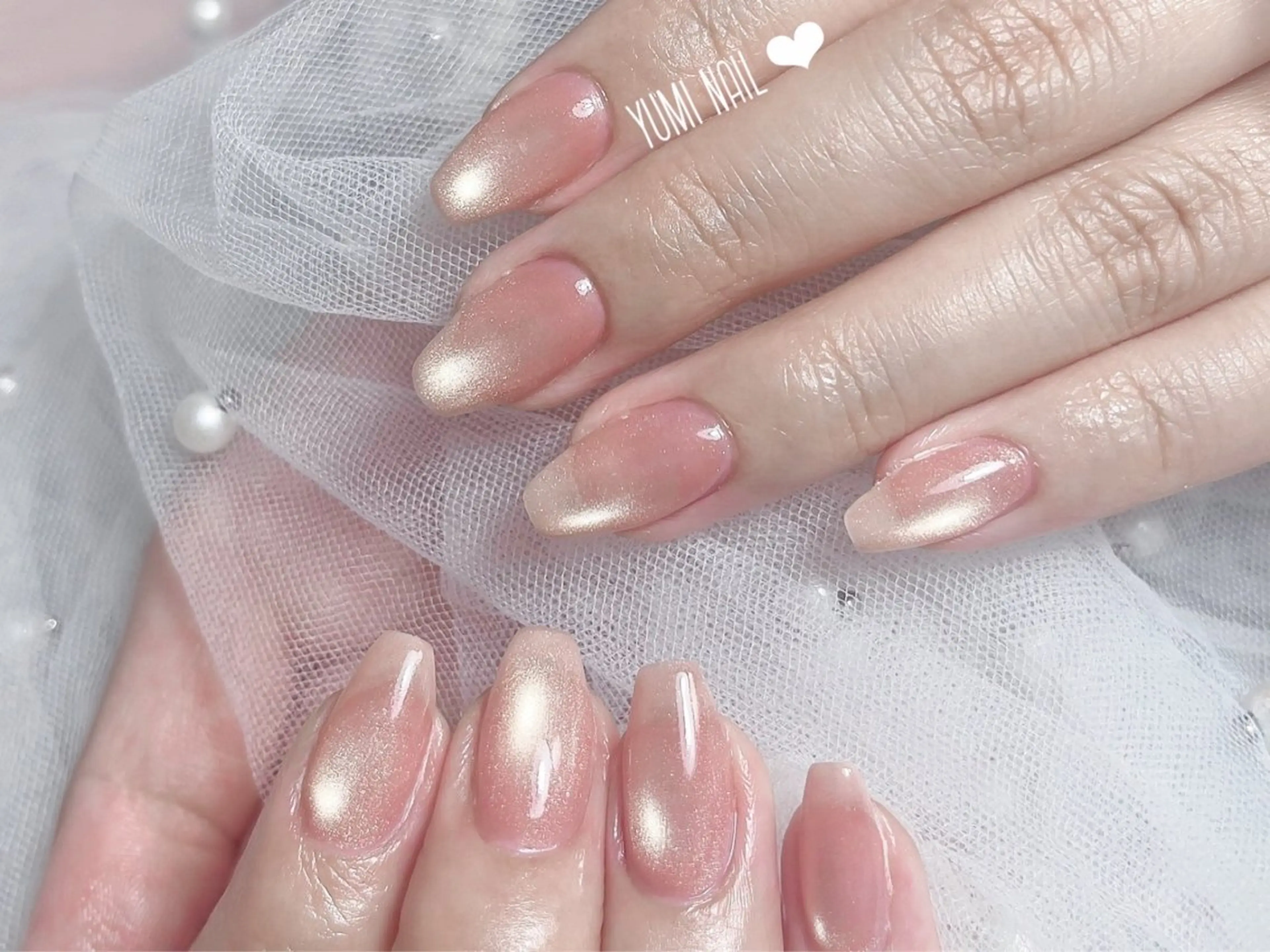 ネイル 𝐲𝐮𝐦𝐢🎀 長さ出しデザイン専門のネイルデザイン