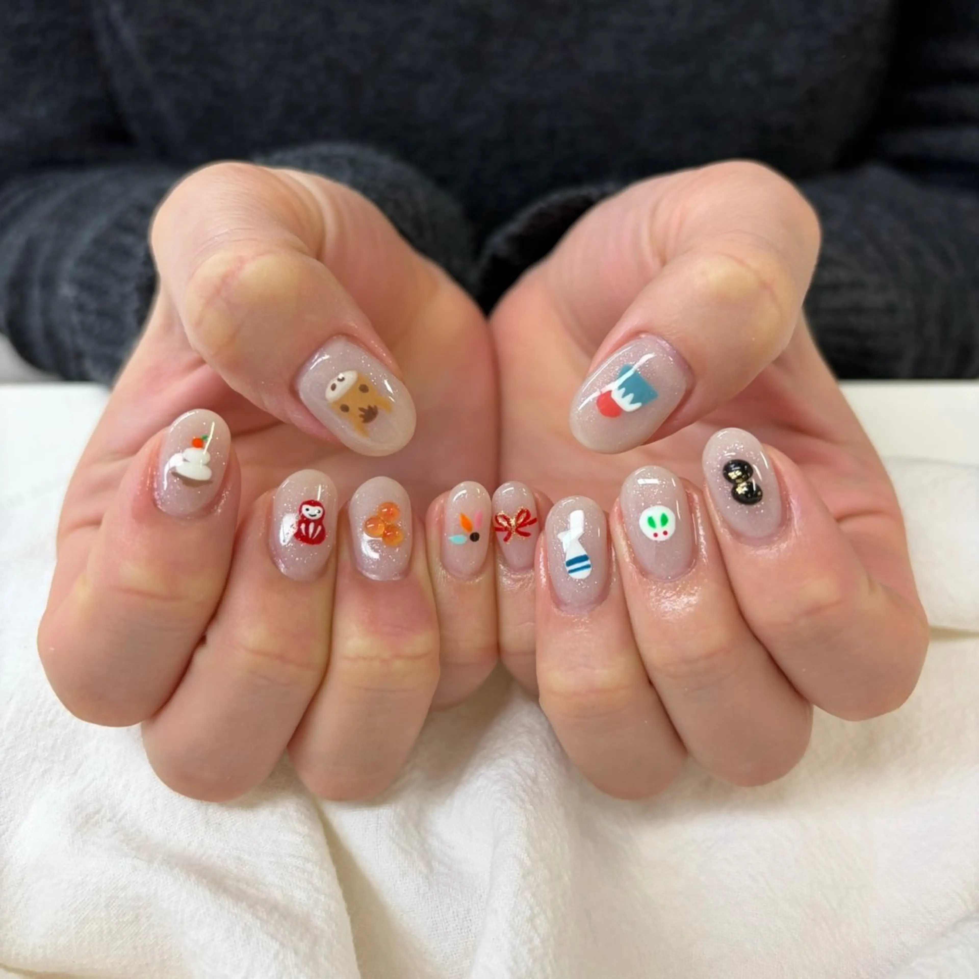 ミディアム 韓国風ヘア nail jaol池袋店所属・ネイルJaol 池袋のネイルデザイン