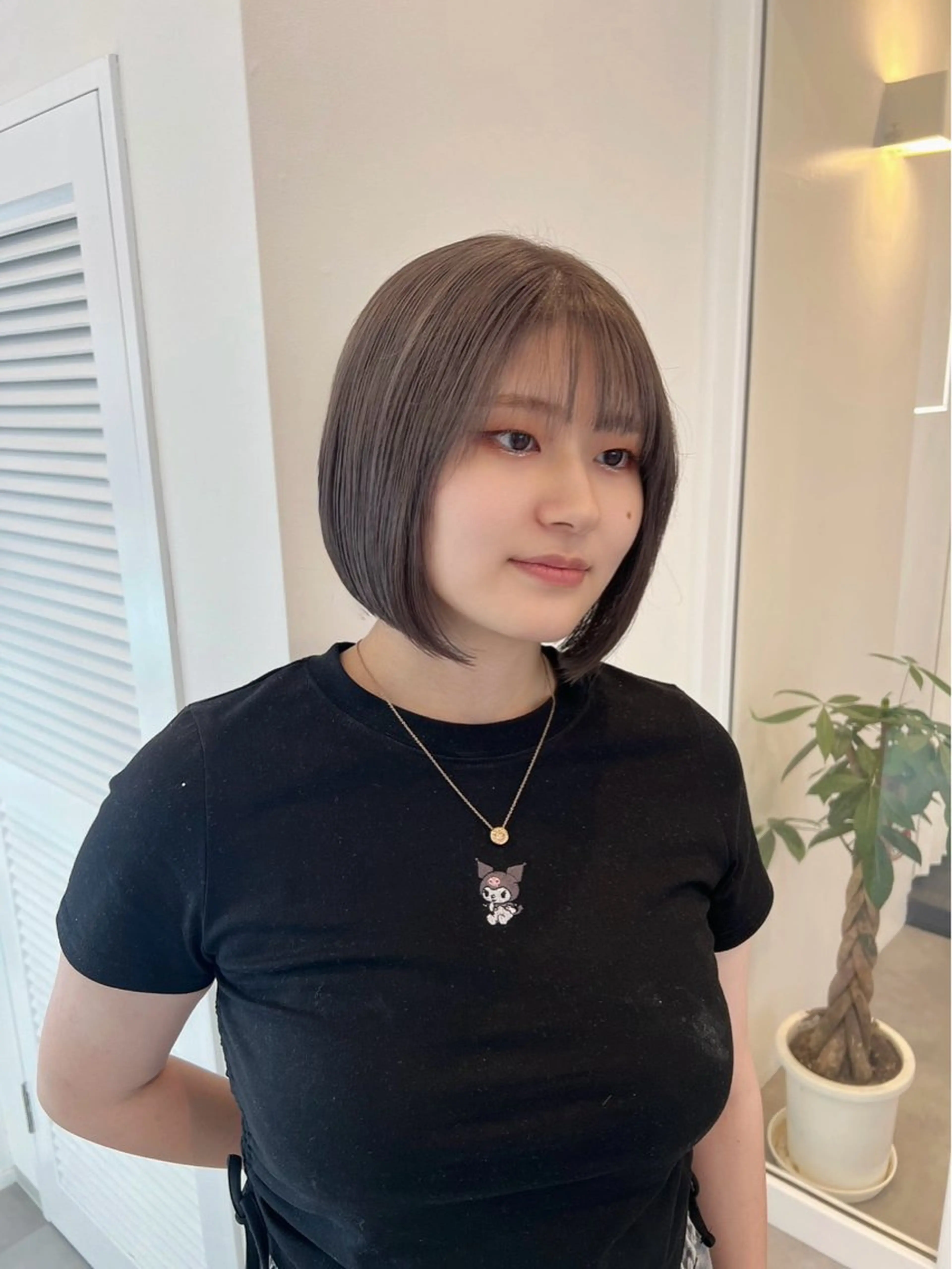 ショート ボブ カット ヘアカラー 大坪 壱成のヘアスタイル