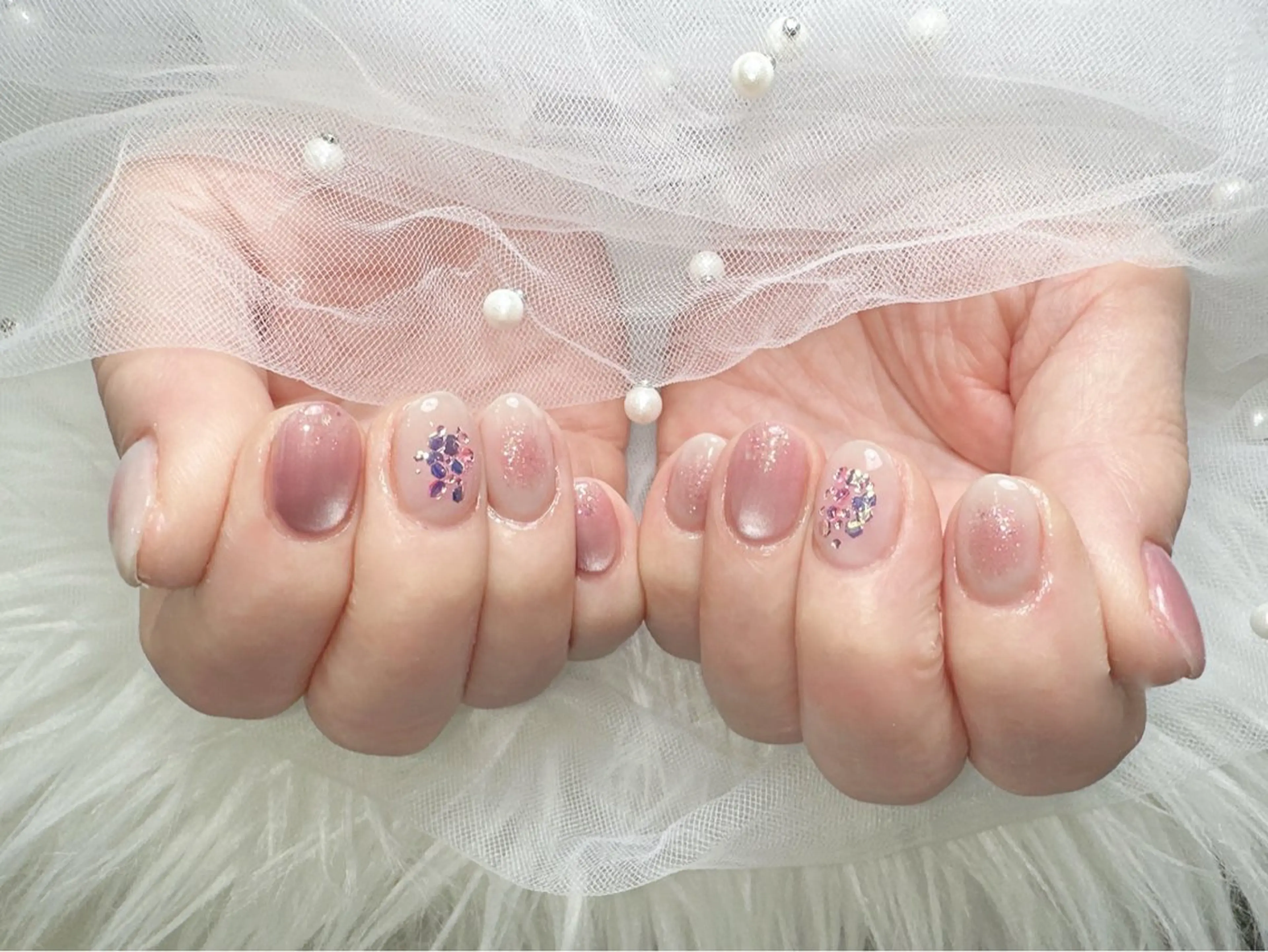 ネイル ハンドネイル 【Eclat ｴｸﾗ】nail＆beauty所属・Eclat〔ｴｸﾗ〕 MOEKA𝜗𝜚*のネイルデザイン