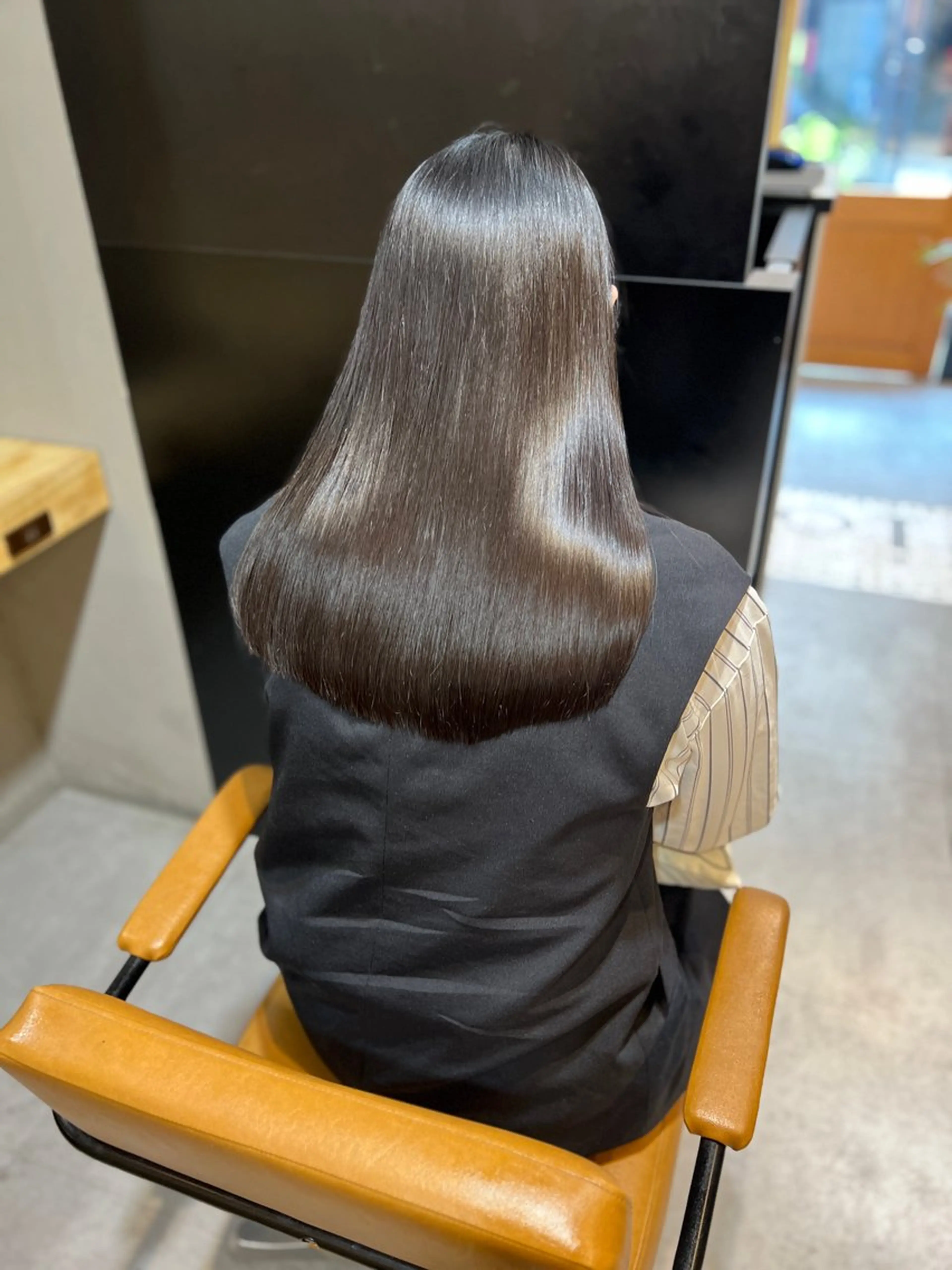 ロング カット 縮毛矯正 トリートメント ioe竹原 祐樹のヘアスタイル