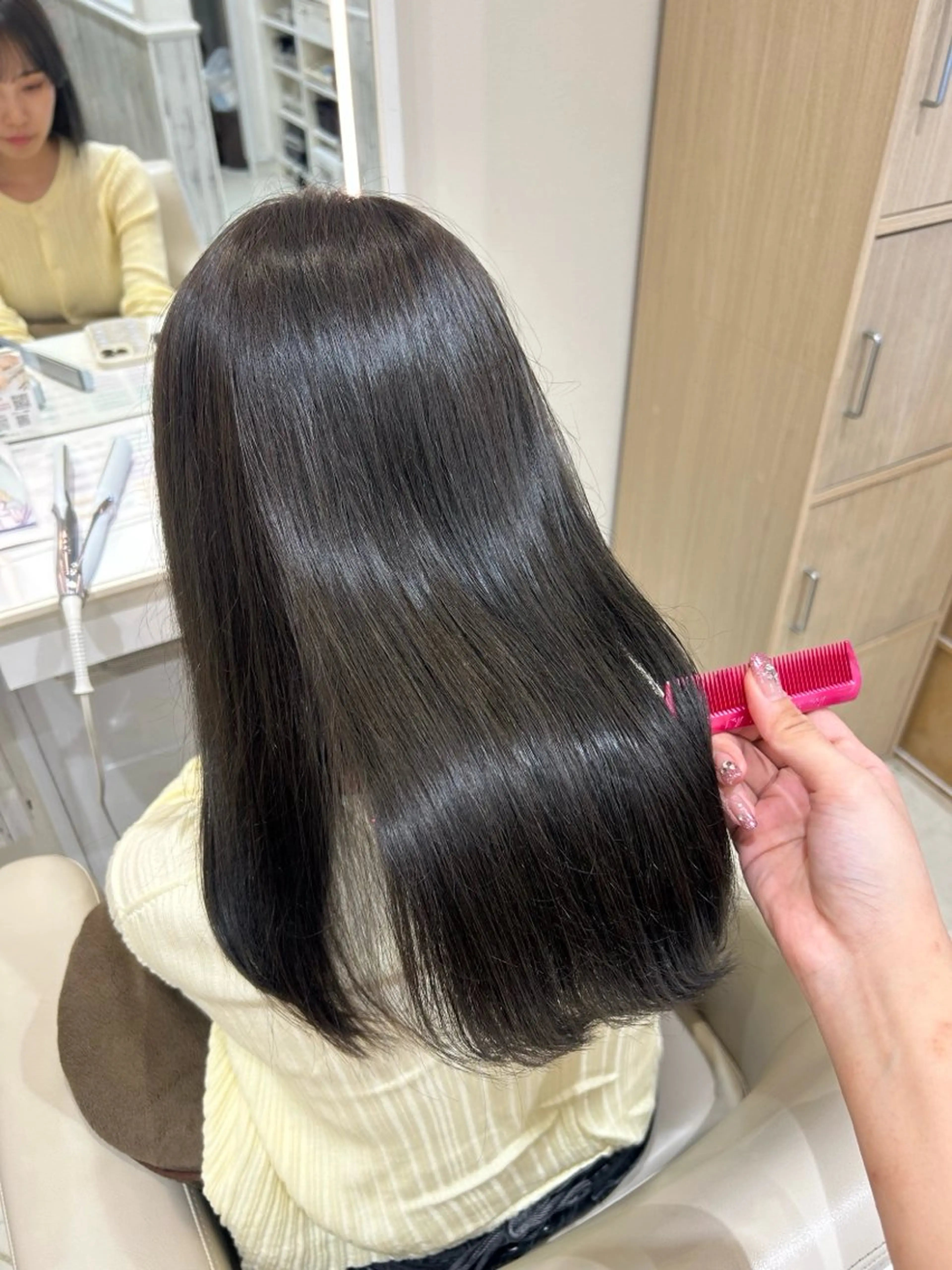 ロング カラー ORANGEPOP 南船橋店所属・富 菜那里のヘアスタイル