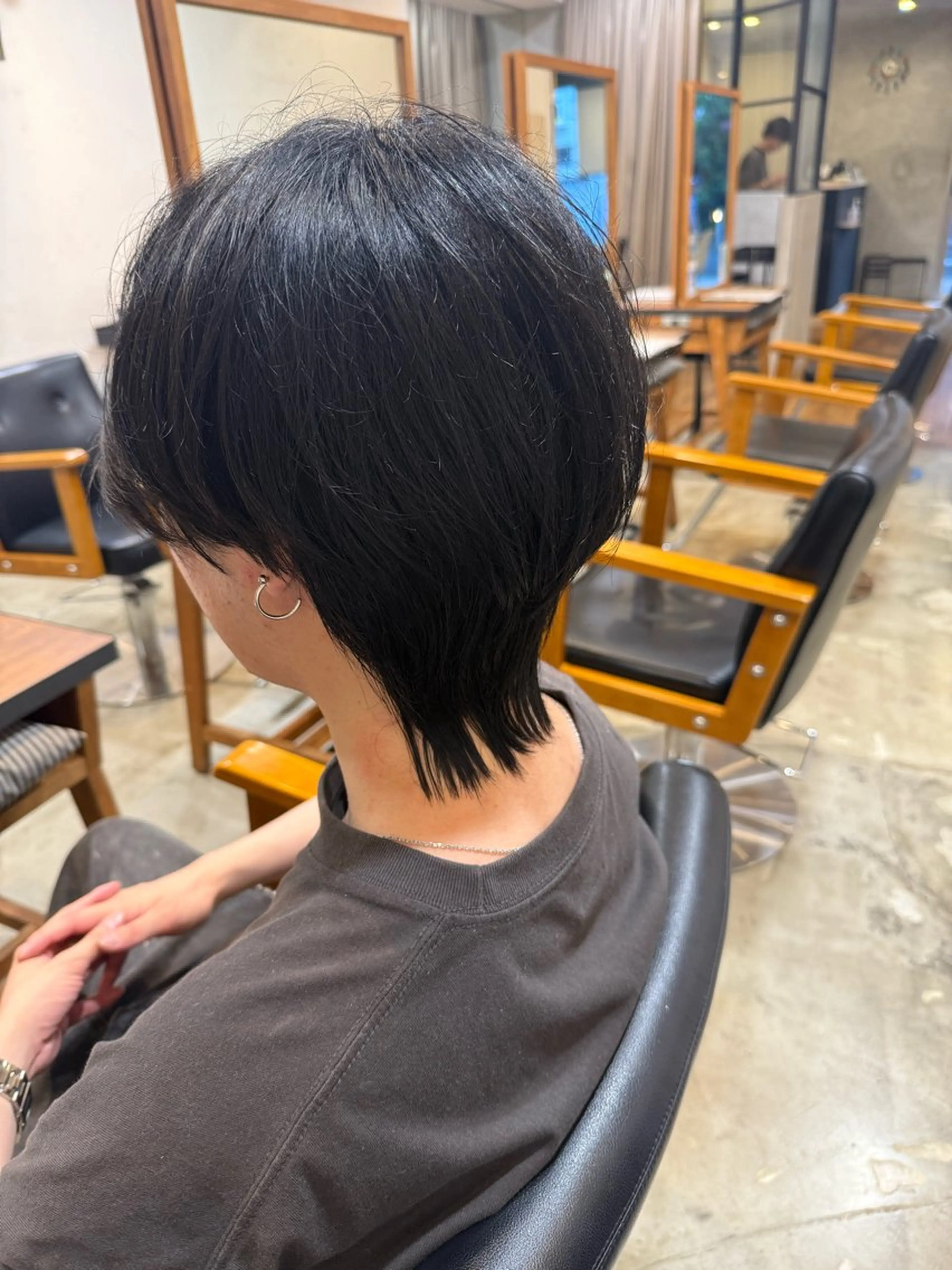 メンズ ブリーチなし透明感 カラー✨山仲絢圭のヘアスタイル