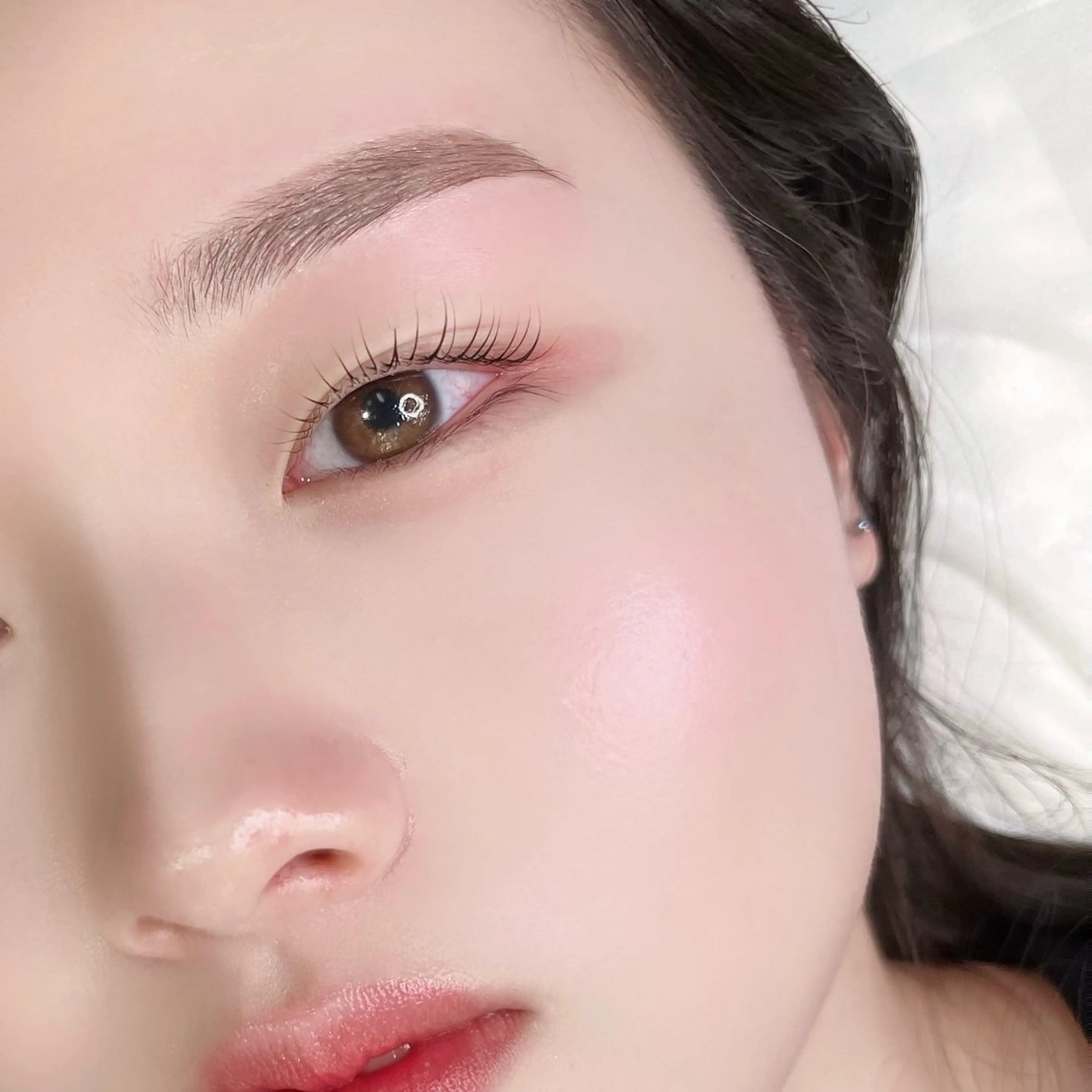 マツエク・マツパ 束感まつ毛 ナチュラル 一重×まつ毛パーマ 眉毛/まつ毛パーマ/WAX脱毛 Navillera 自由が丘所属・眉毛／まつ毛サロン Ayamiのマツエク・マツパデザイン