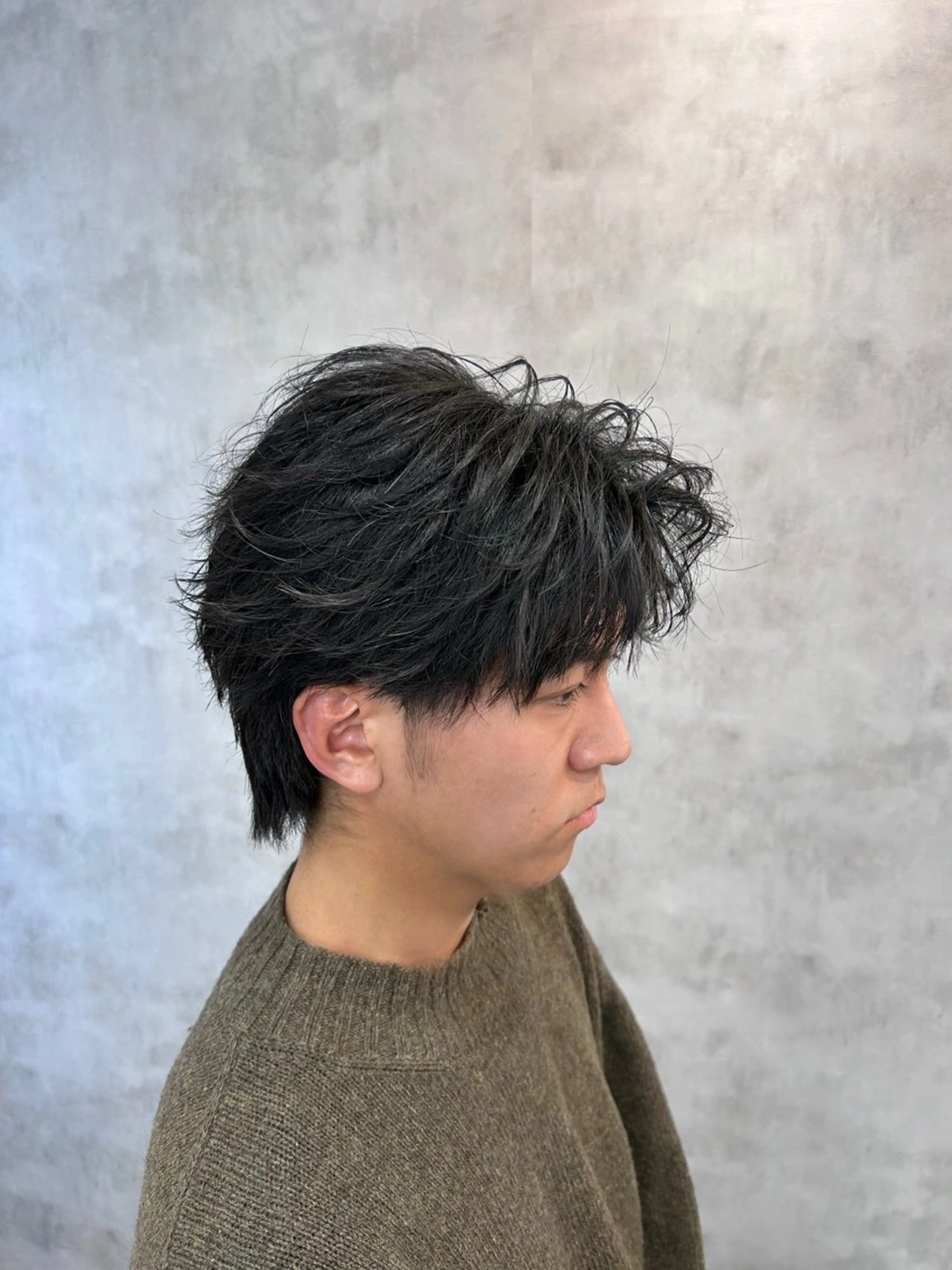 パーマ メンズ メンズパーマ ニュアンスパーマ カット パーマ 札幌美容室 /光👑のヘアスタイル