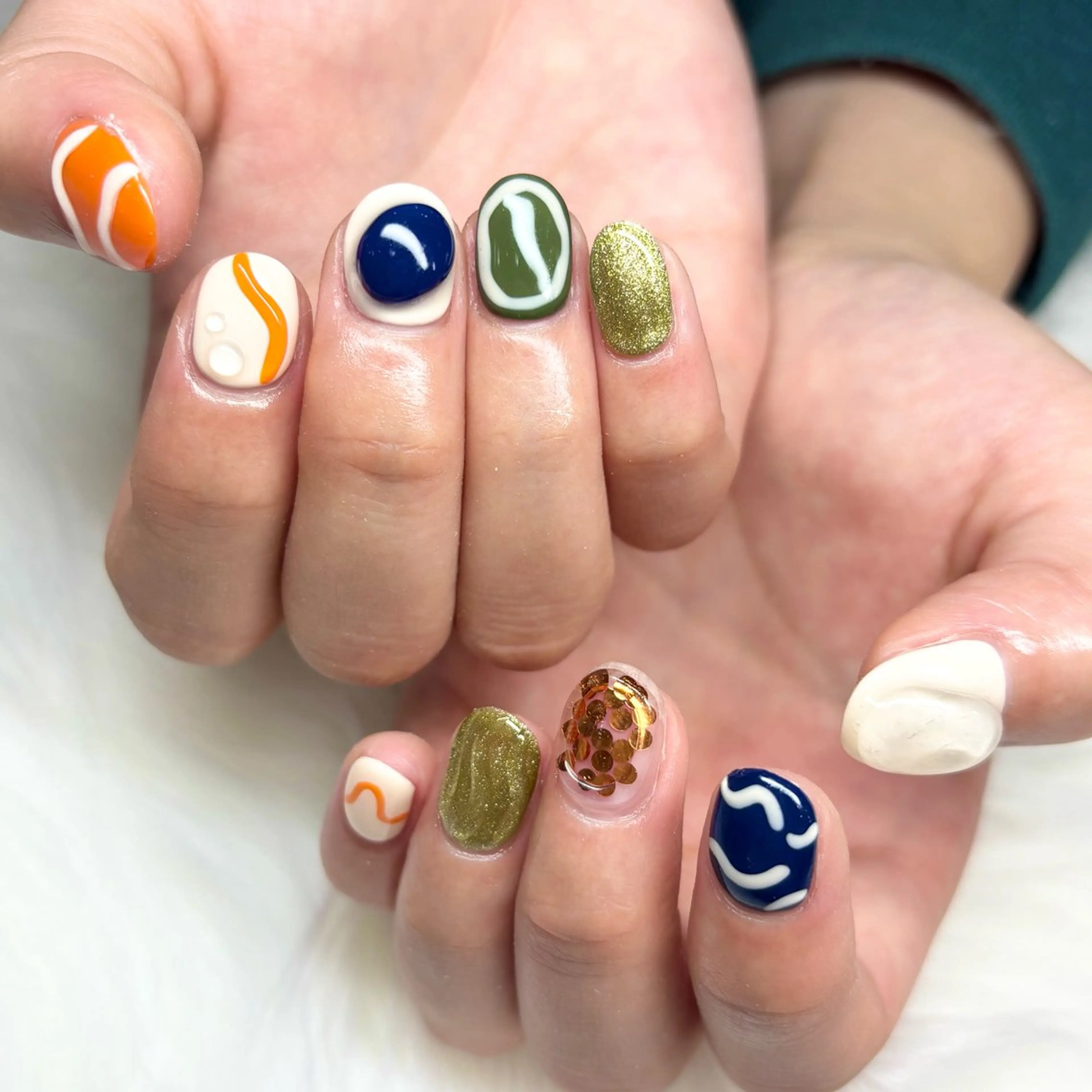 ネイル 持ち込み 鈴木 華乃のネイルデザイン