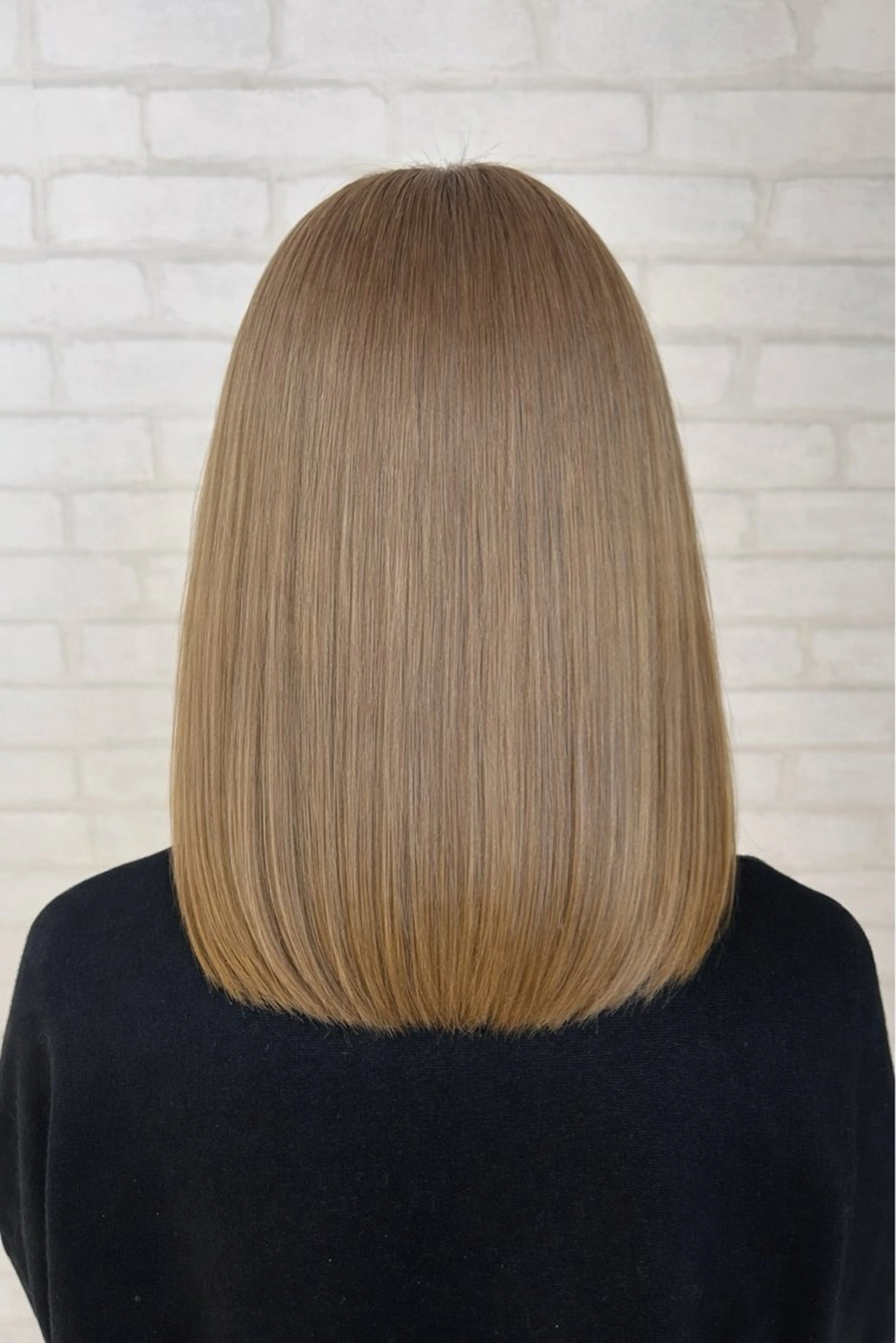 ミディアム カット ヘアカラー 中川 拓弥のヘアスタイル