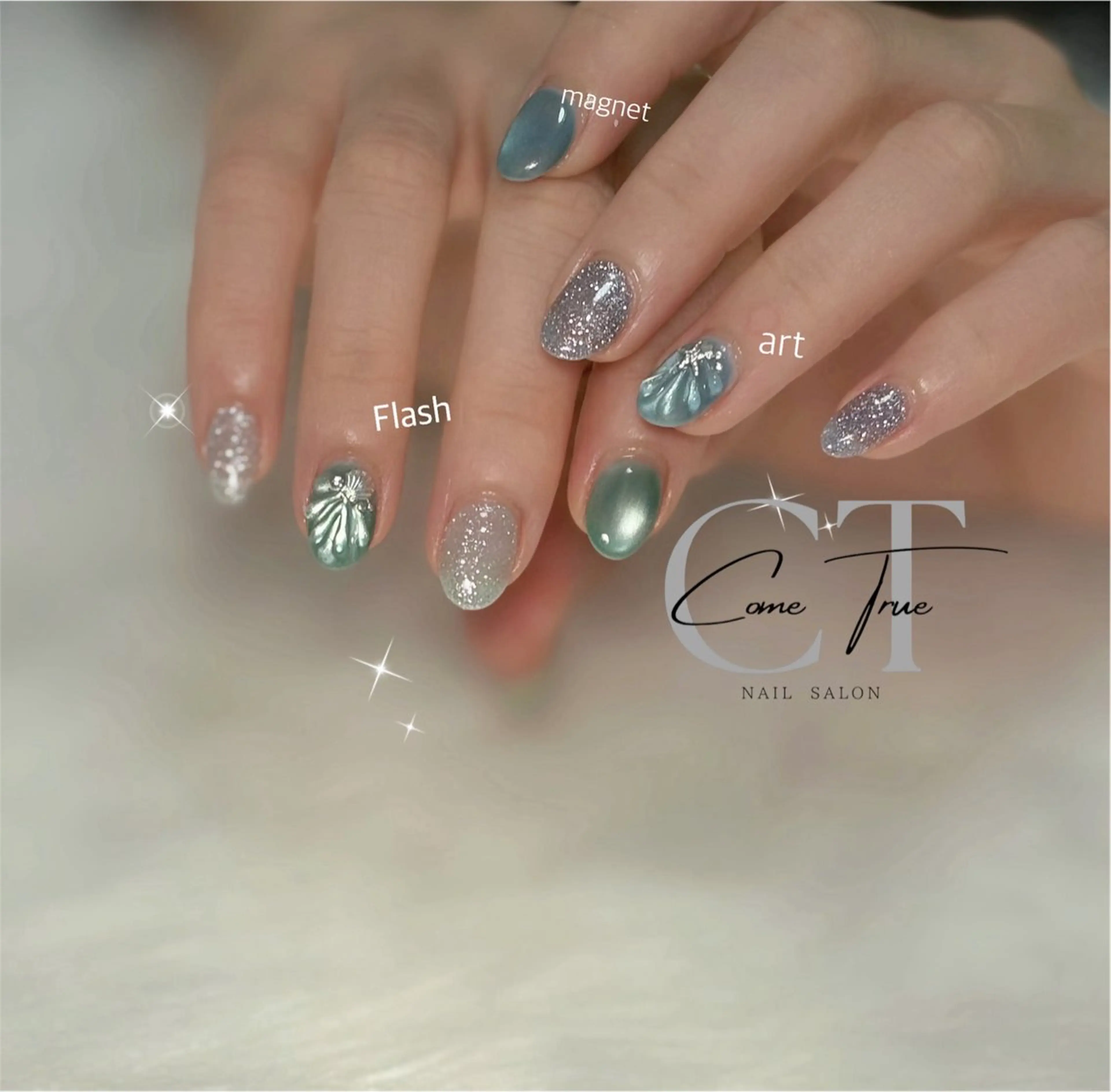 ネイル シンプルネイル nail salon come trueのネイルデザイン