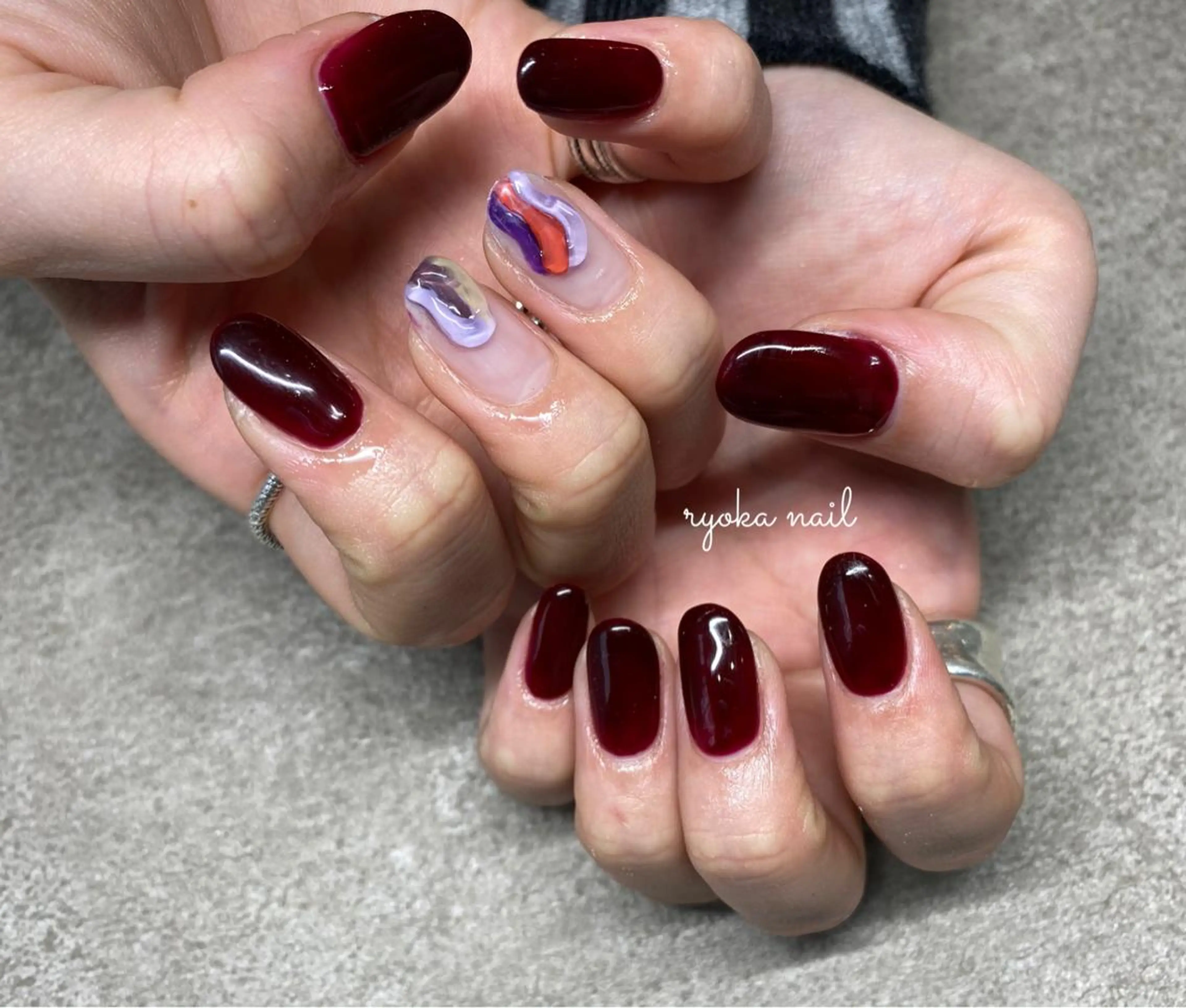 ネイル Twinklenail所属・ryoka nailのネイルデザイン