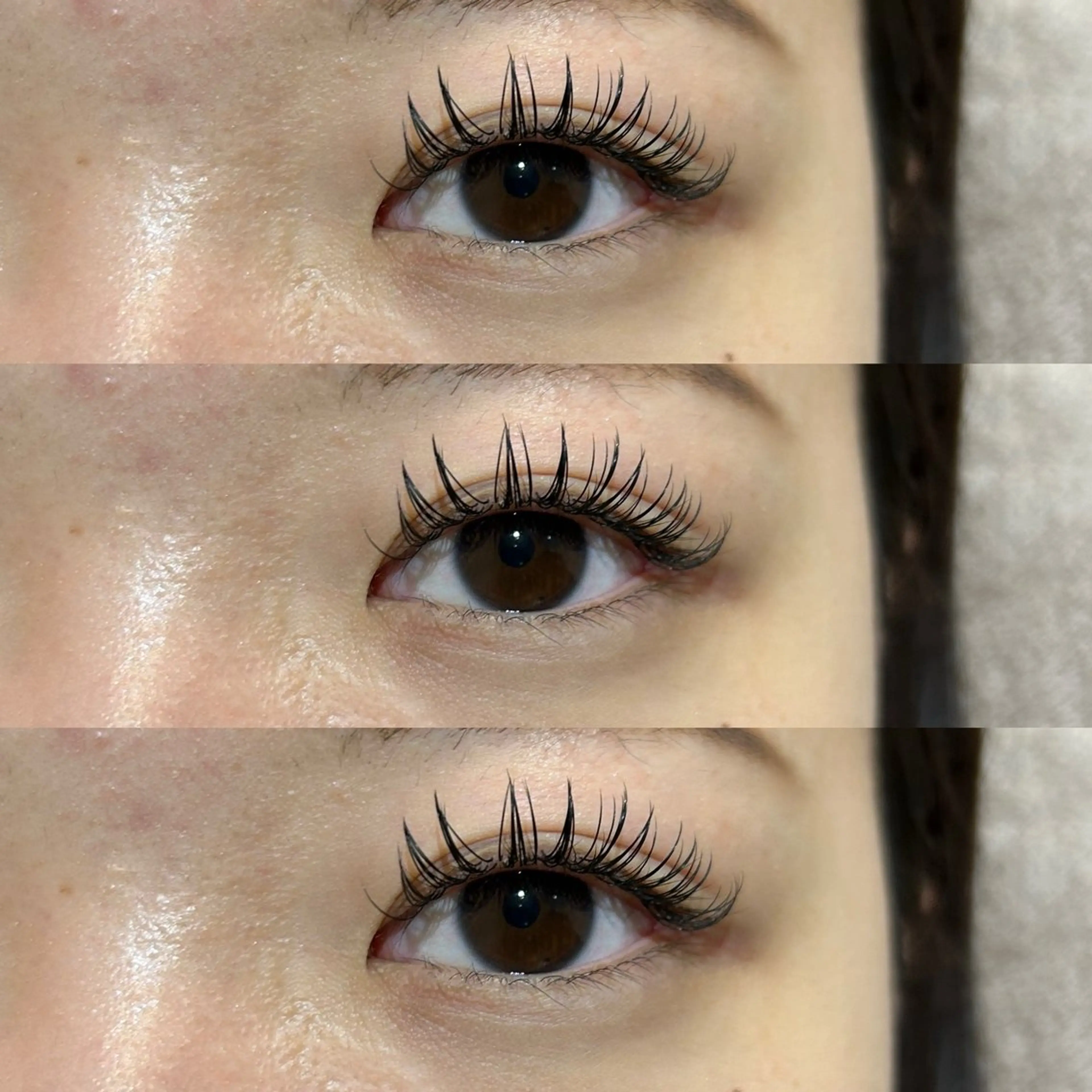 マツエク・マツパ アップワードラッシュ nabi所属・nabi 代官山/渋谷/恵比寿のマツエク・マツパデザイン