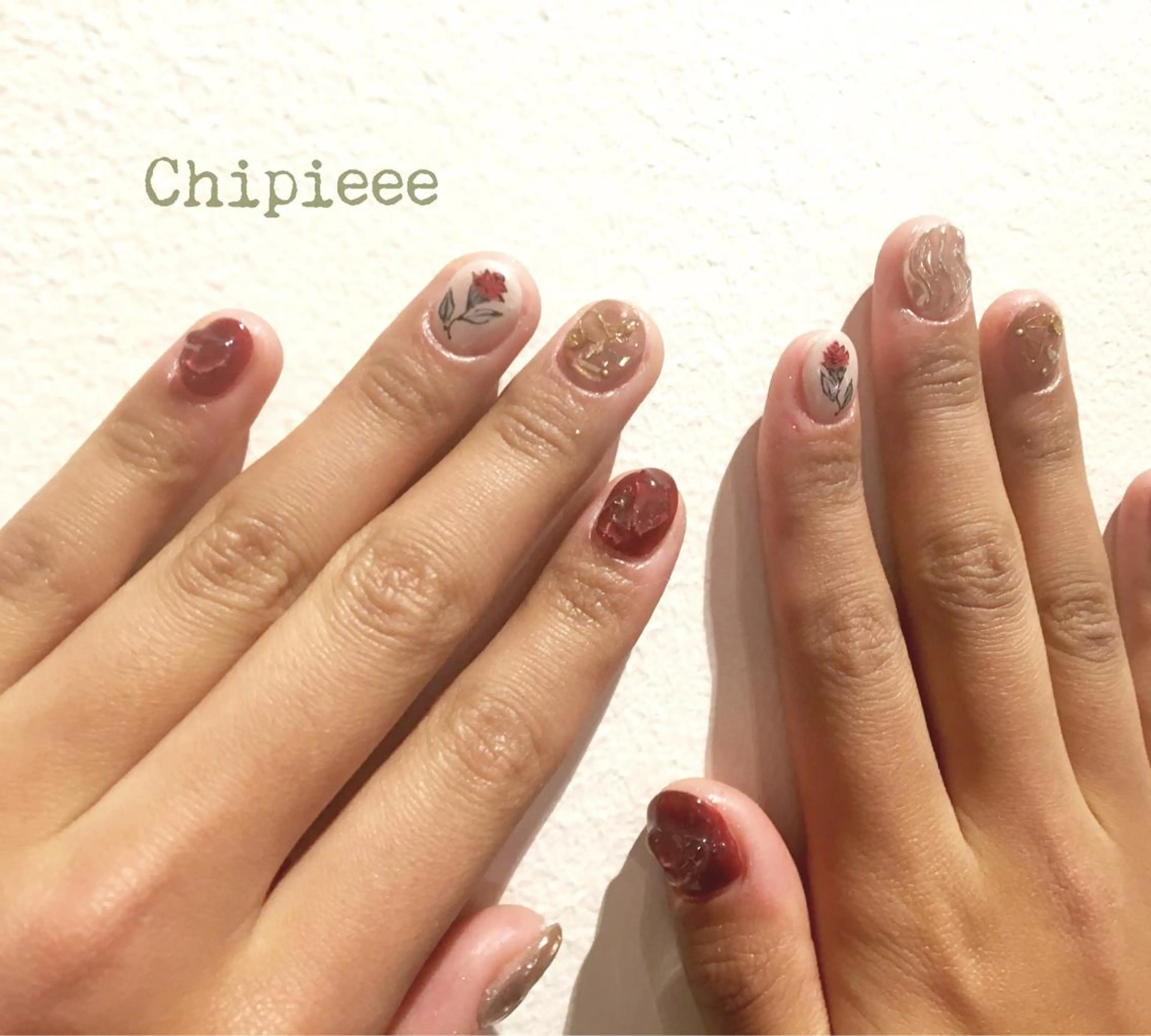 ネイル アートネイル revia所属・ERI Nailistのネイルデザイン