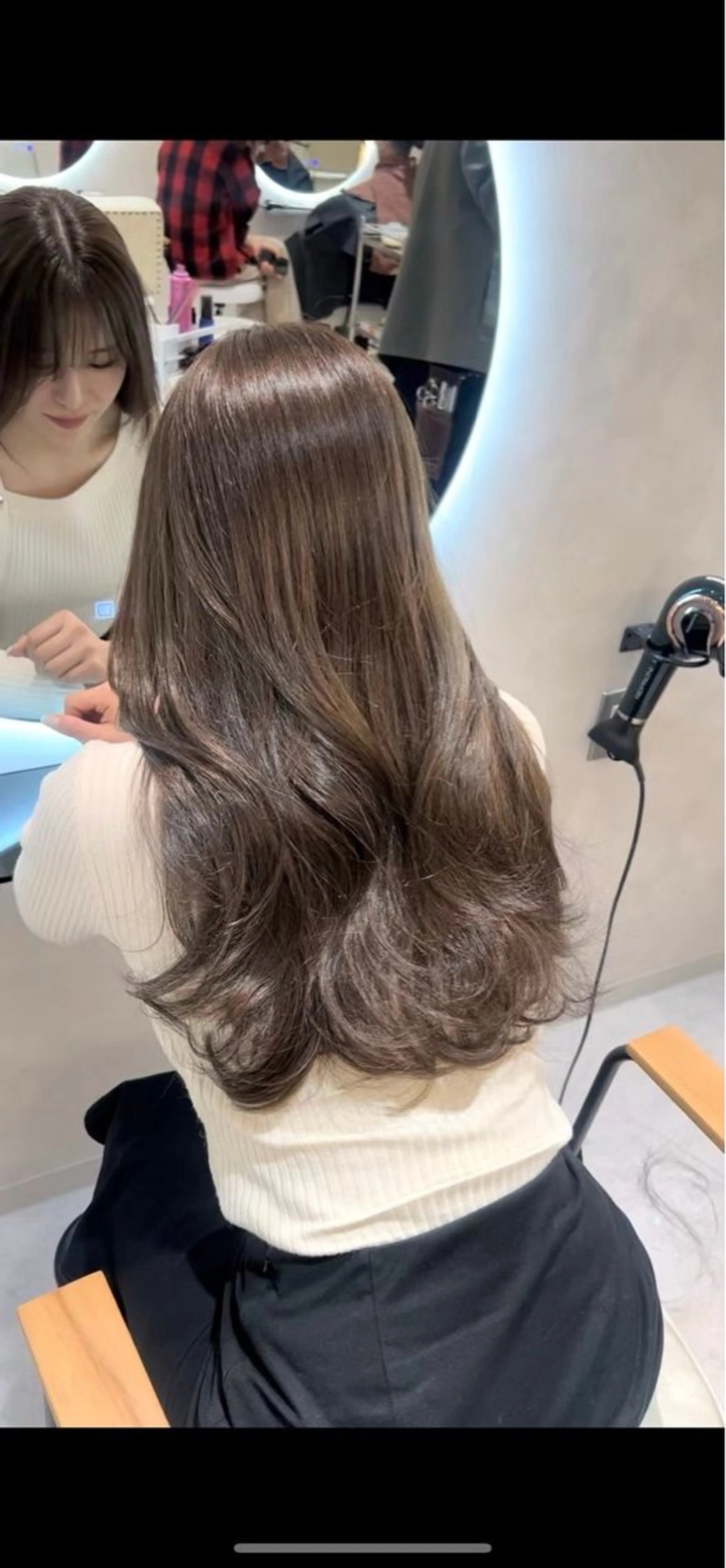 ロング ケアカラー 髪質改善 トリートメント enu hair所属・ショートモデル募集 エクステ専門店まりこのその他イメージ