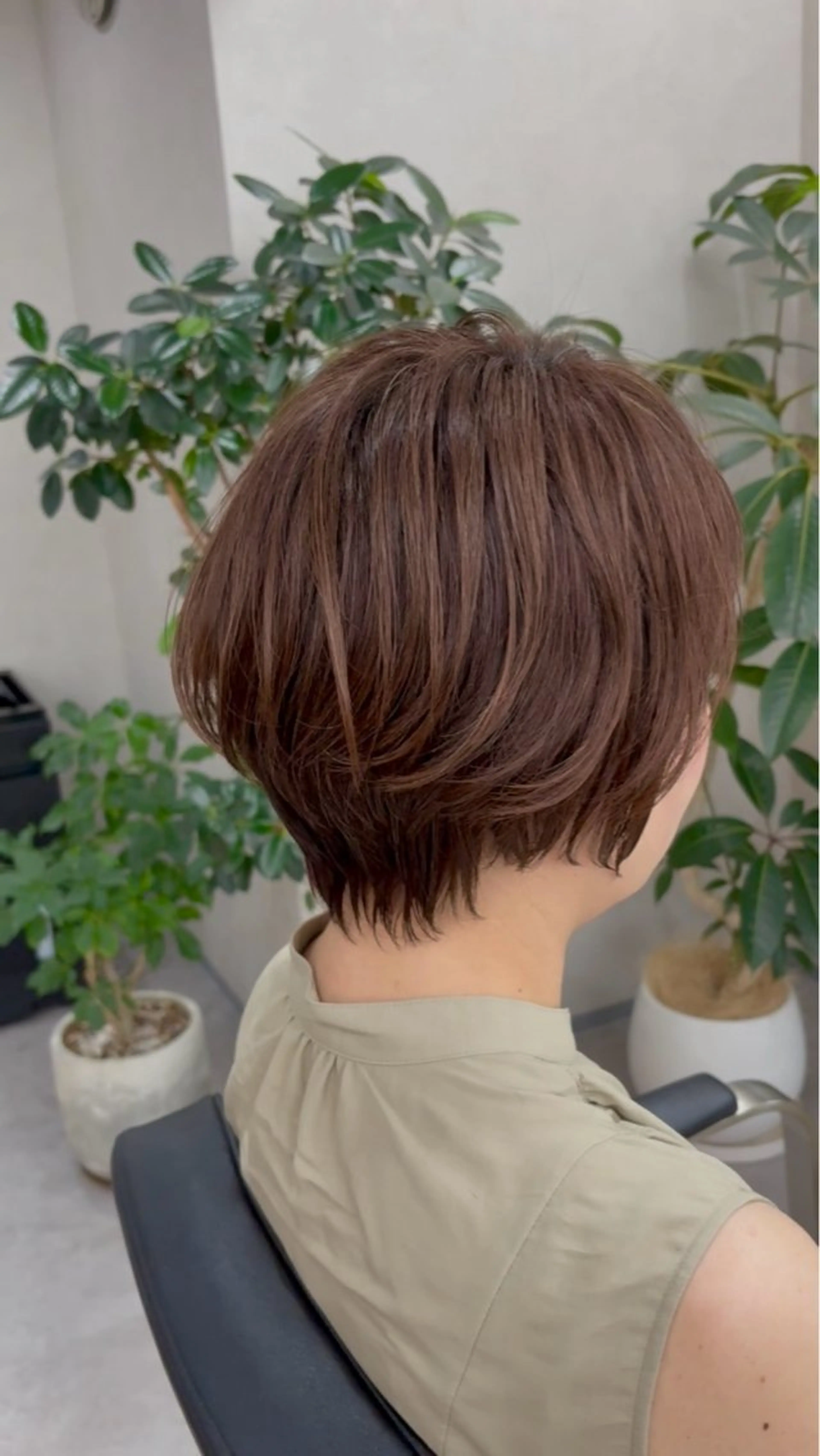 ショート カラー 似合わせカット ショートヘア カット ヘアカラー トリートメント qumu 横浜所属・透明感カラー/ボブ /ショート🌿神永のヘアスタイル