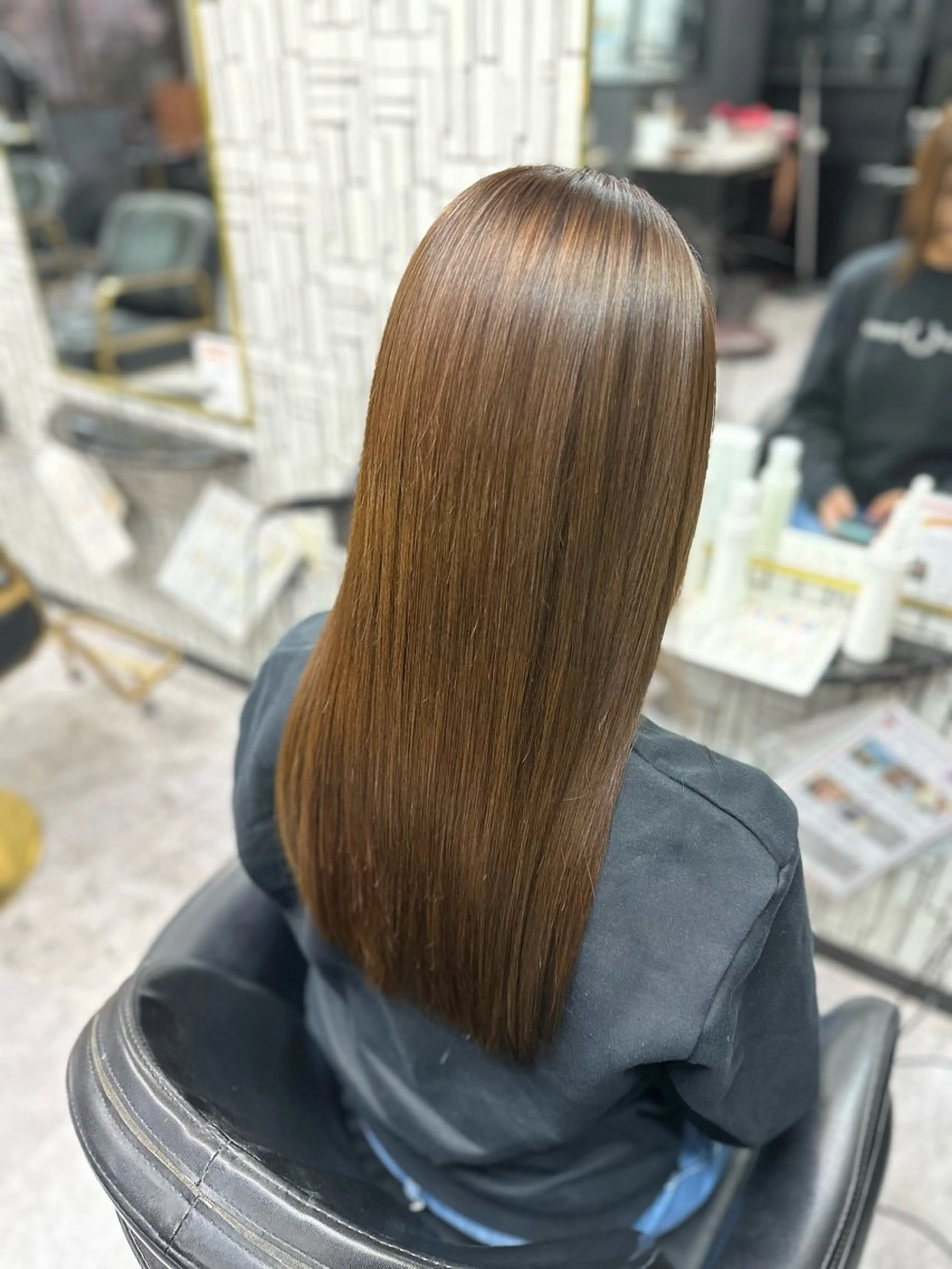 ロング 髪質改善 トリートメント 北村 理奈のヘアスタイル