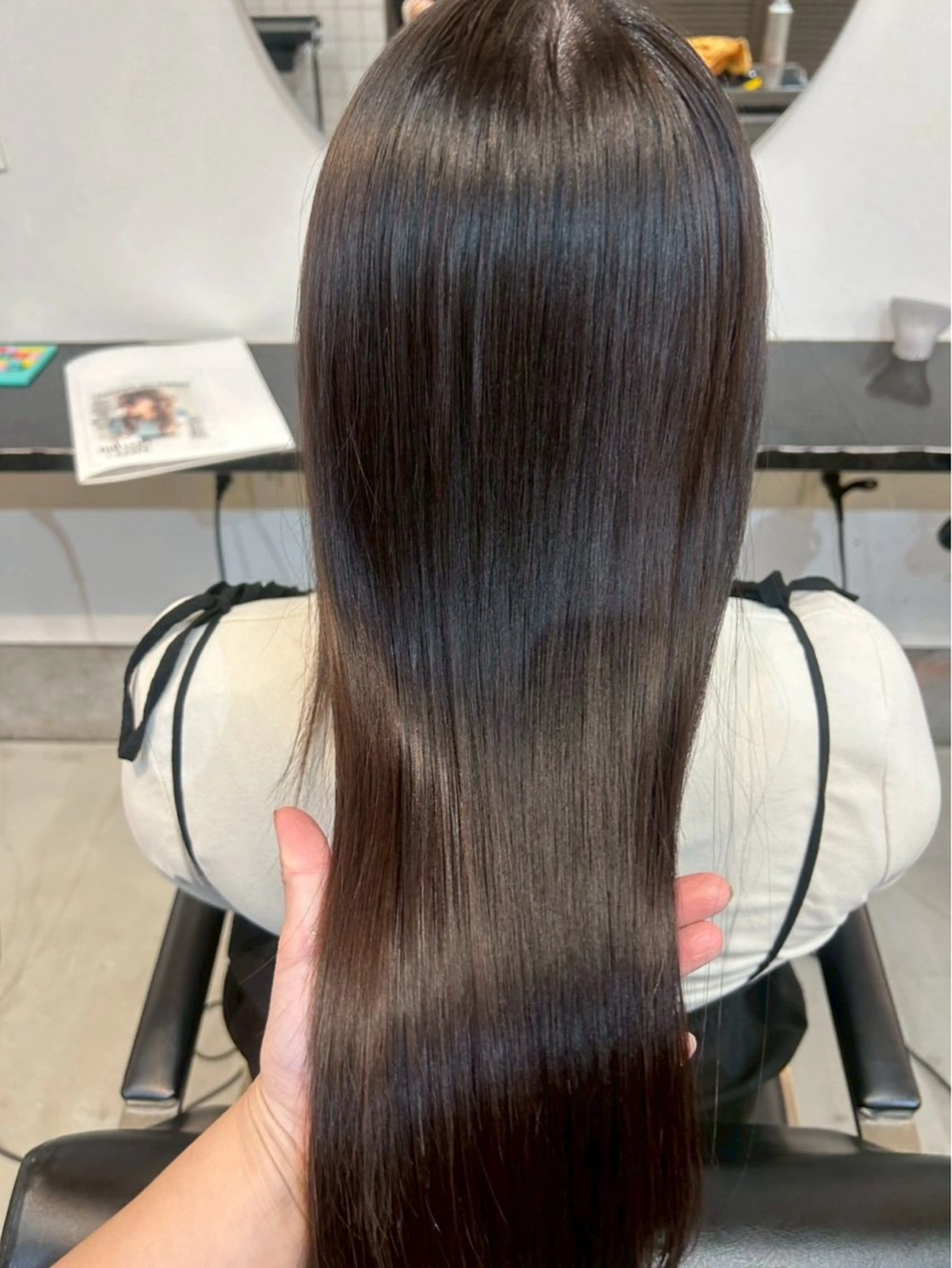 ミディアム ヘアカラー LUCK 津田沼 HIYORIのヘアスタイル