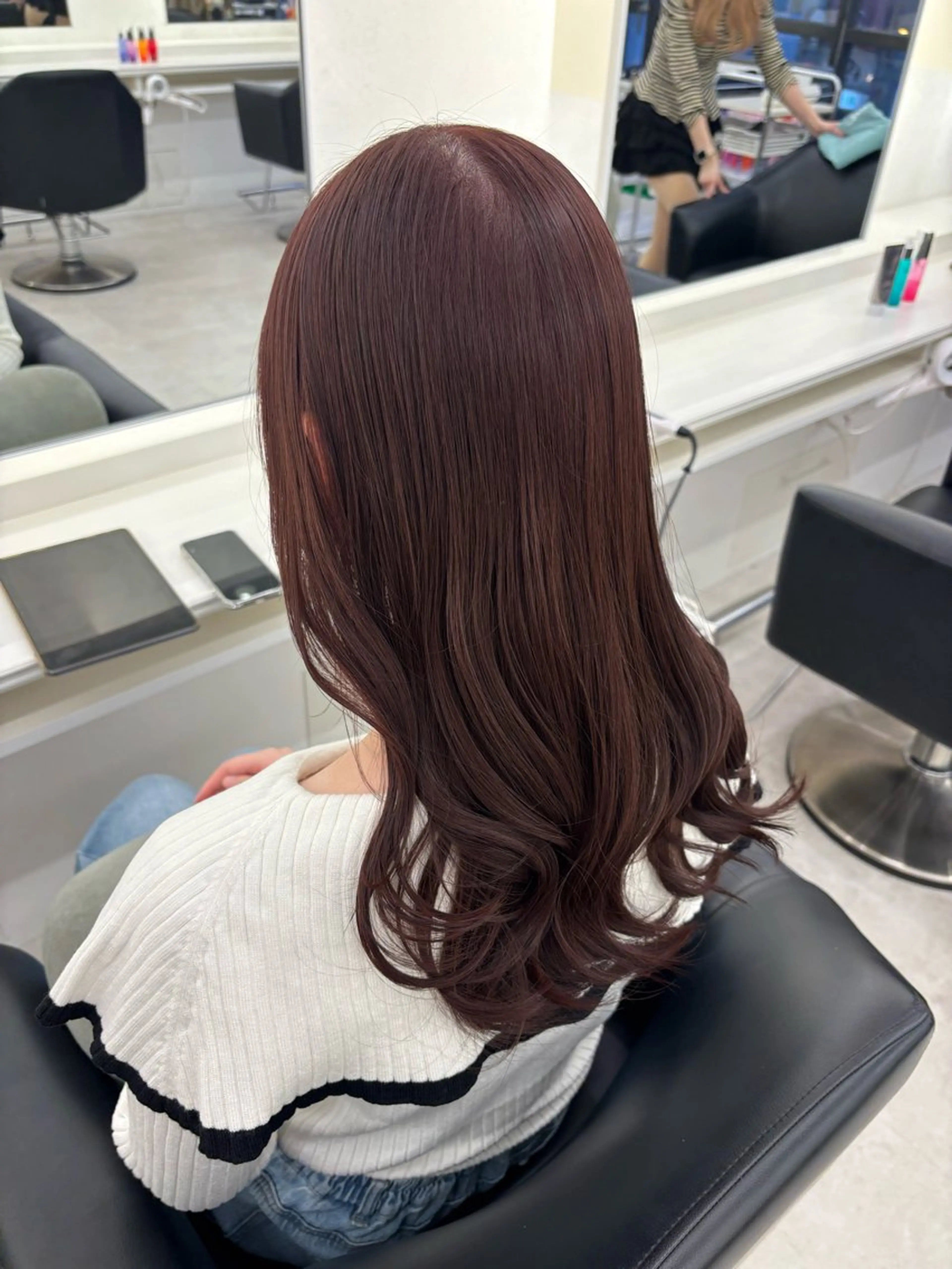 セミロング カラー Parve Mix / 根本 梨湖🫧のヘアスタイル