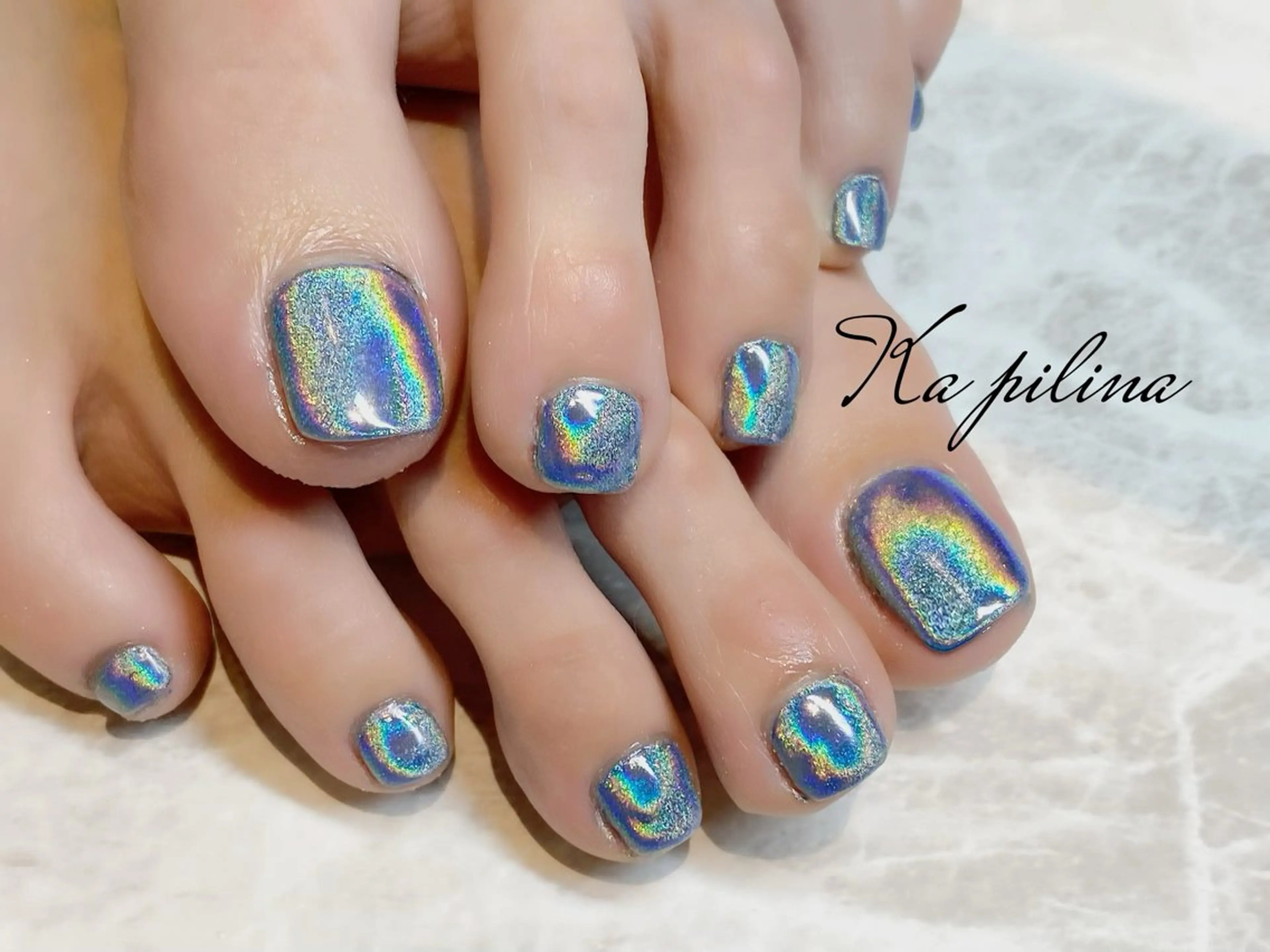 【💠フット🐾2色まで無料‼️ワンカラーorラメグラorマグネットorフラッシュ🆗🐾】の写真