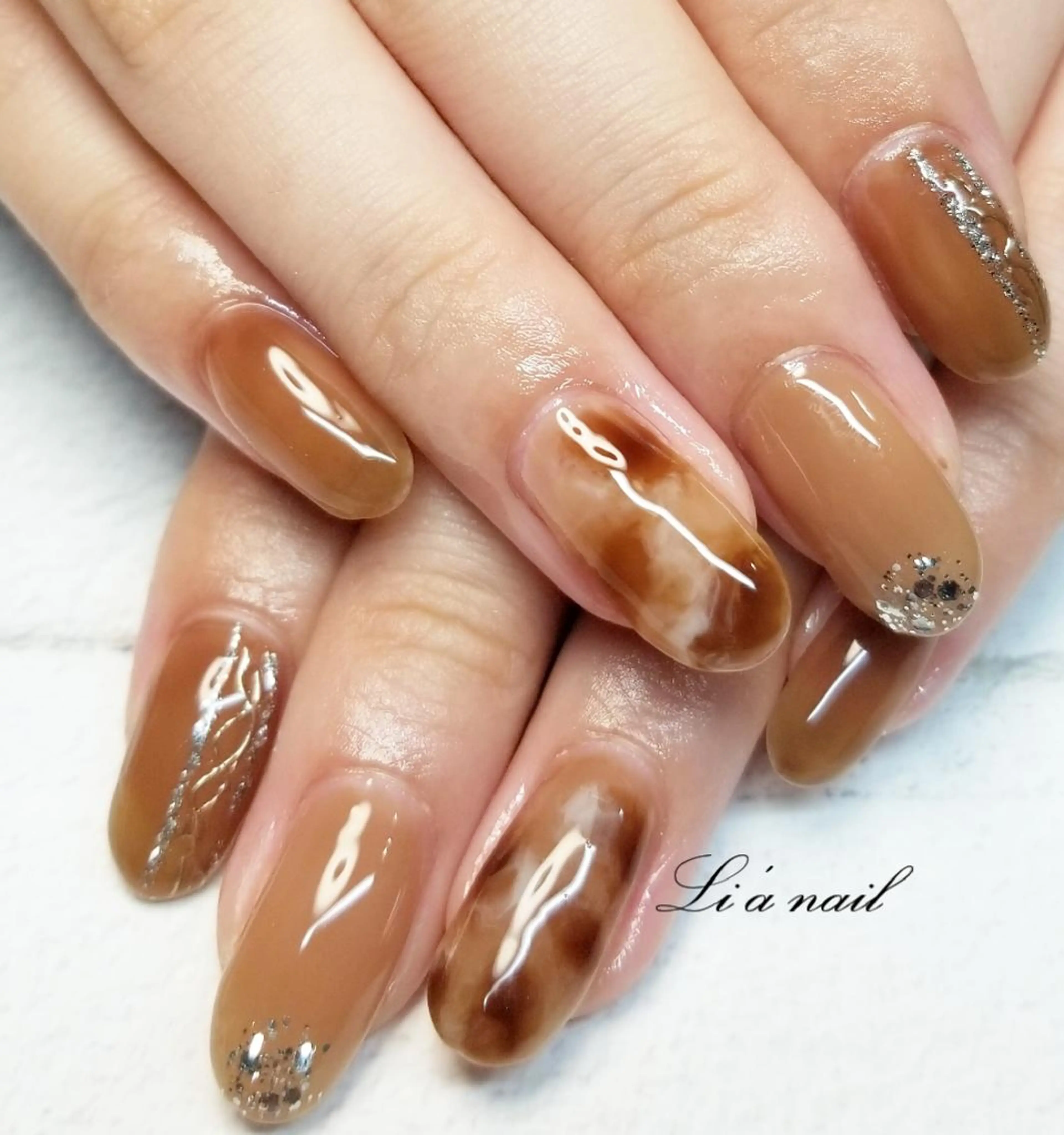 ネイル ハンドネイル ハンドケア Li'a  nailのネイルデザイン