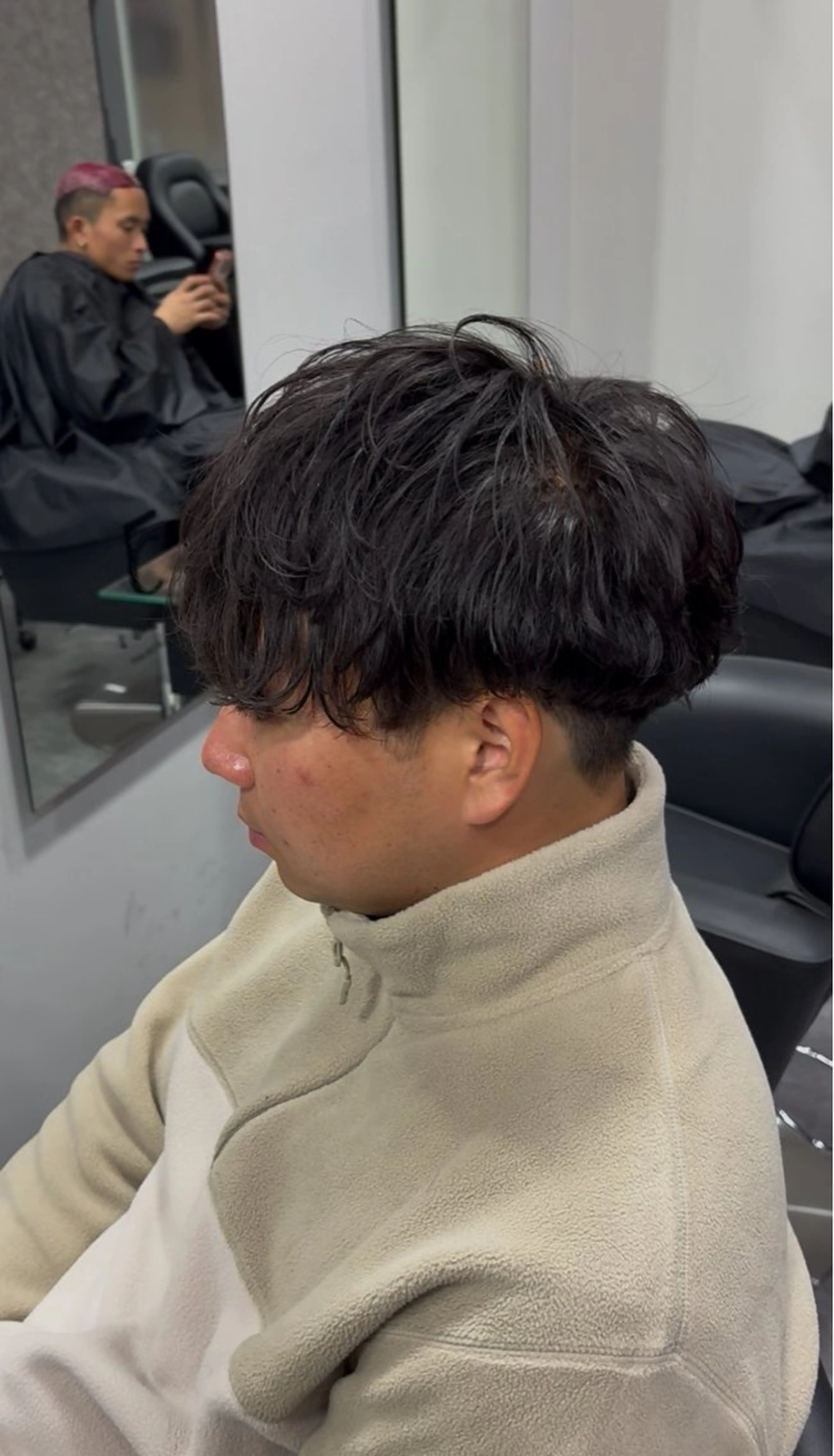 メンズ センターパート フェザーパーマ メンズパーマ カット パーマ Hair Salon LUCEY所属・メンズパーマ/カラ ー/川越/成田最のヘアスタイル
