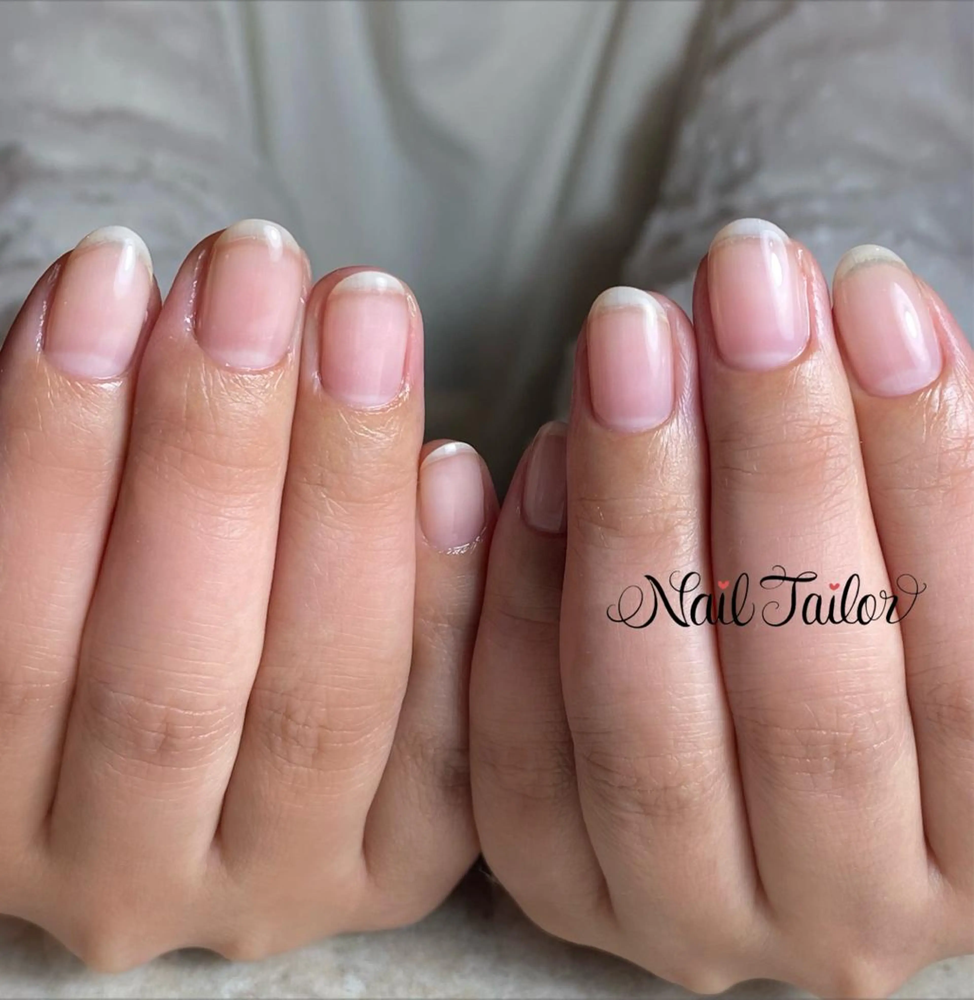 ネイル クリアネイル 長さ出し ジェルネイル ハンドネイル 〜Nail Tailor〜　ネイルテイラー所属・NailTailor ネイルテイラーのネイルデザイン