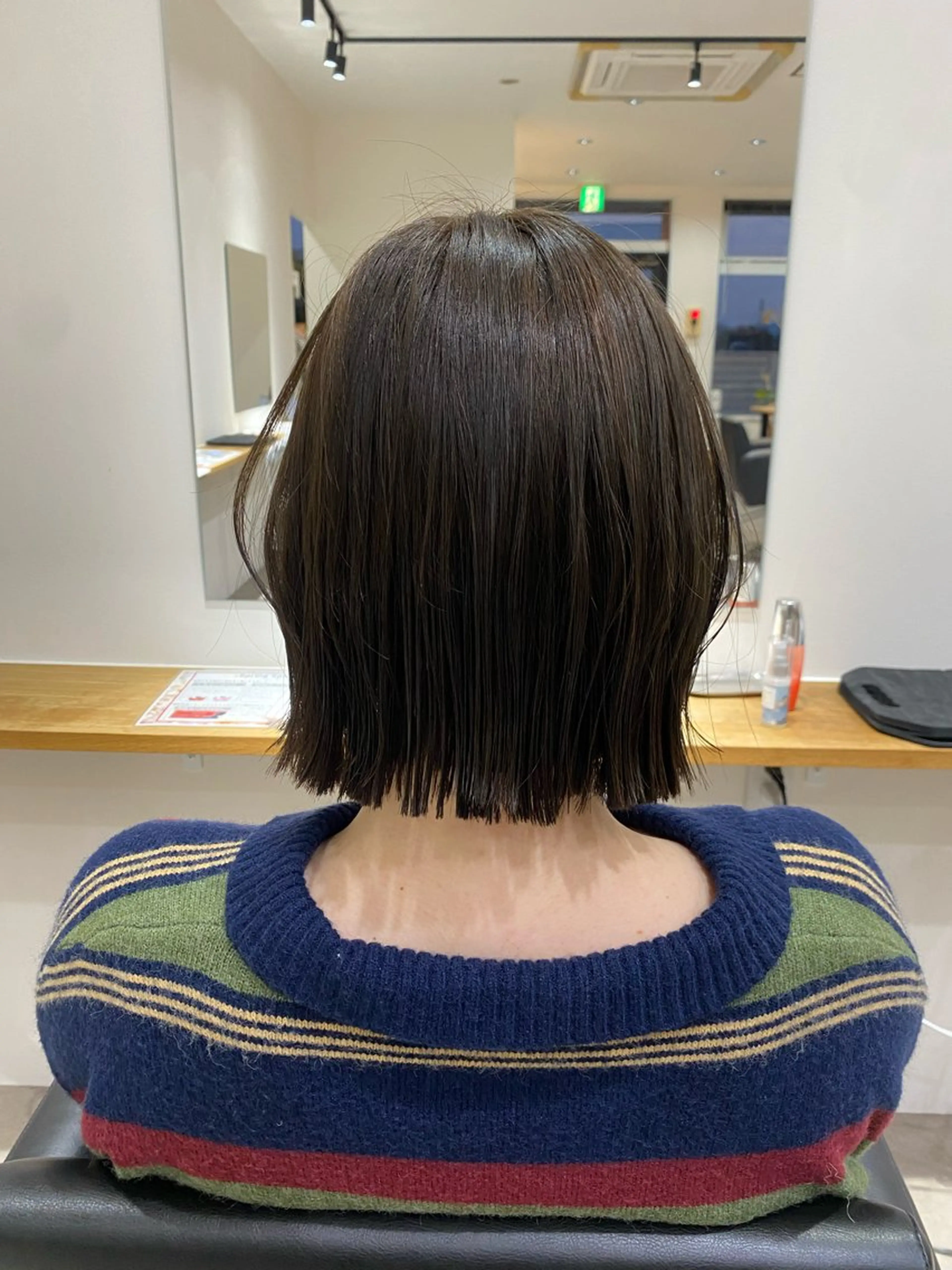 ショート ボブ カット ヘアカラー 縮毛矯正 韓国風hair💕 Kanonのヘアスタイル