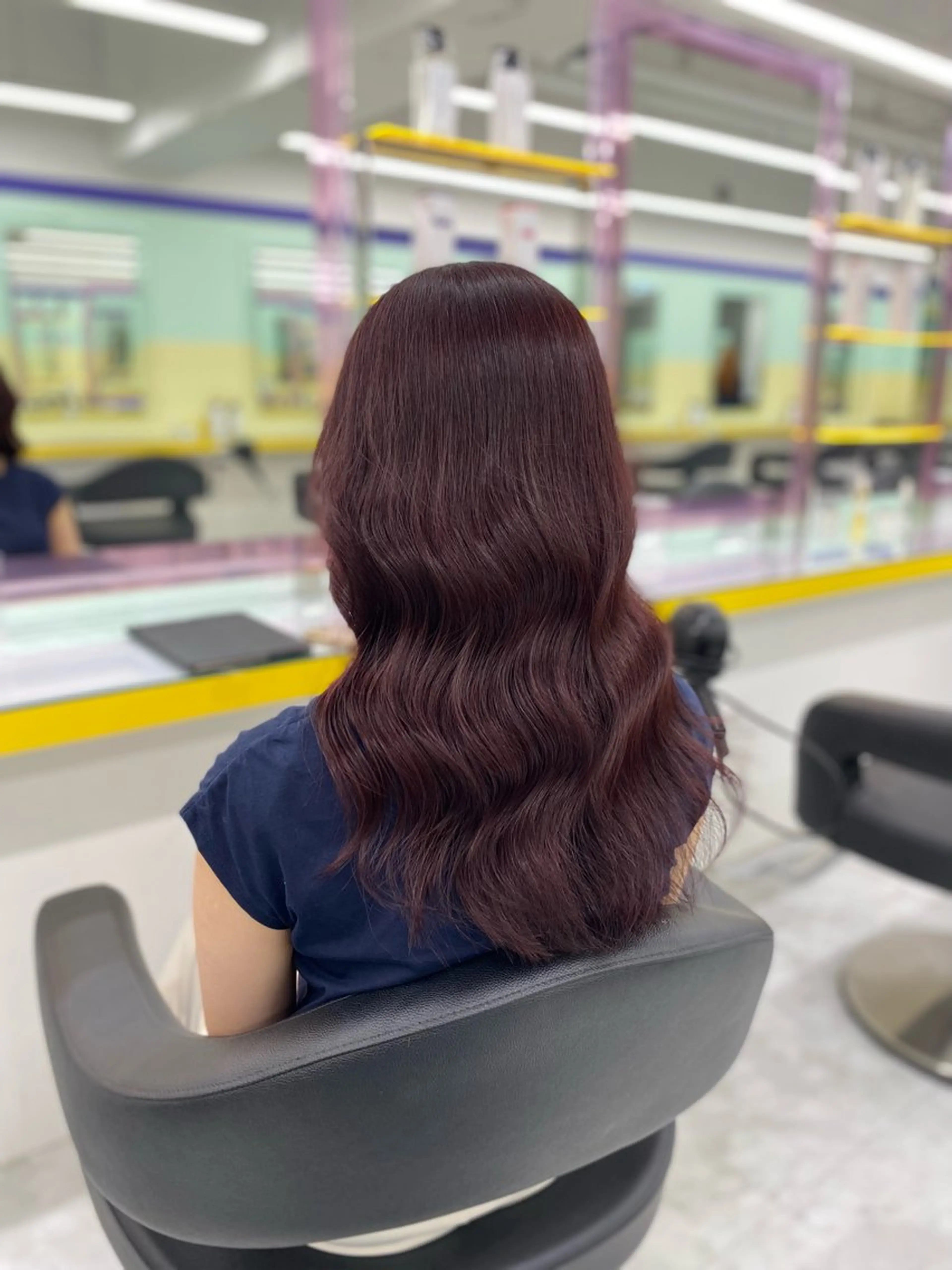 セミロング カラー パーマ ヘアアレンジ メンズ メンズブリーチ ブリーチ ラベンダーカラー ブリーチなしカラー ピンクカラー ヘアカラー Lumo所属・💖横浜ブリーチなし 💖MIHOのヘアスタイル