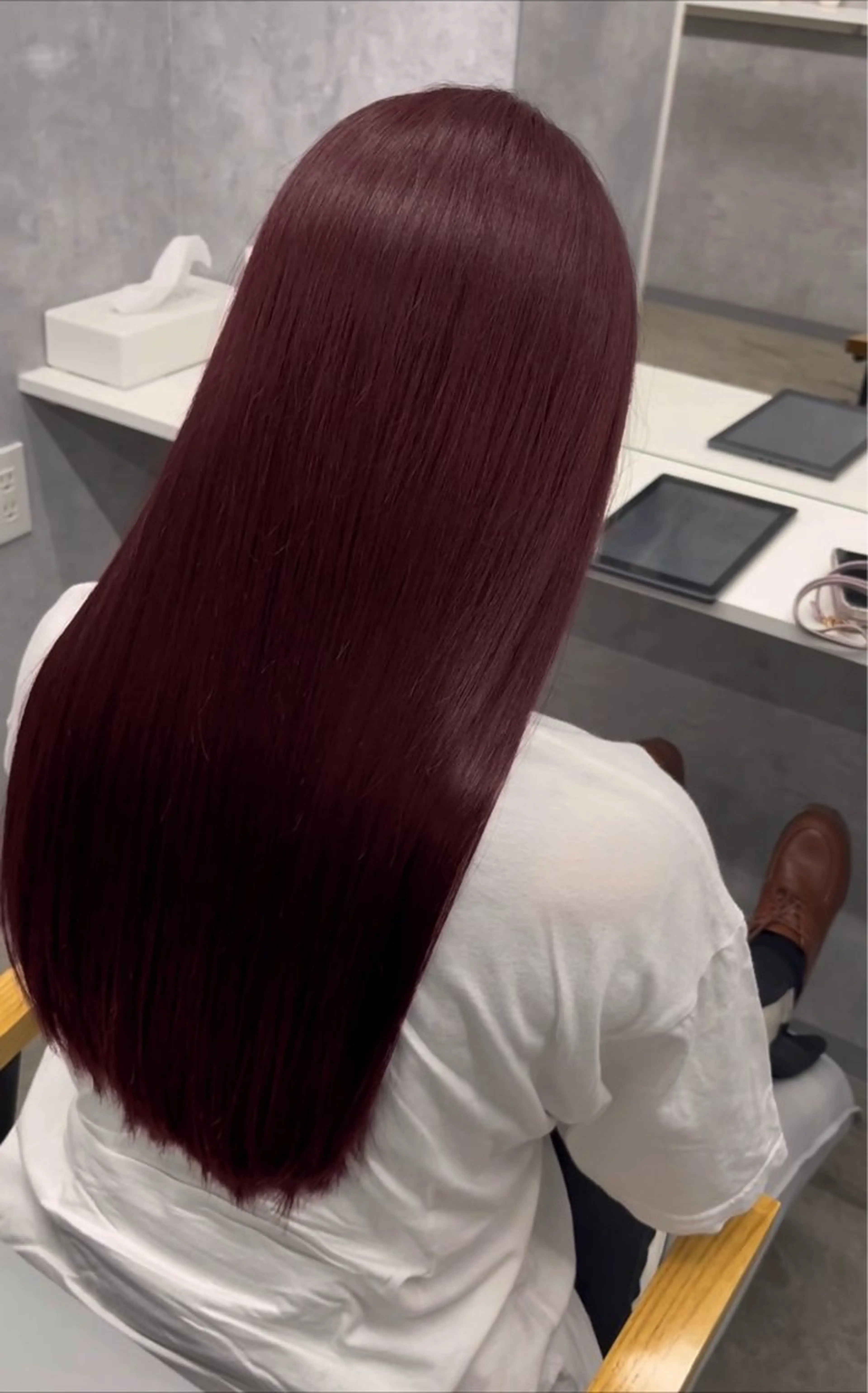 ヘアカラーの写真