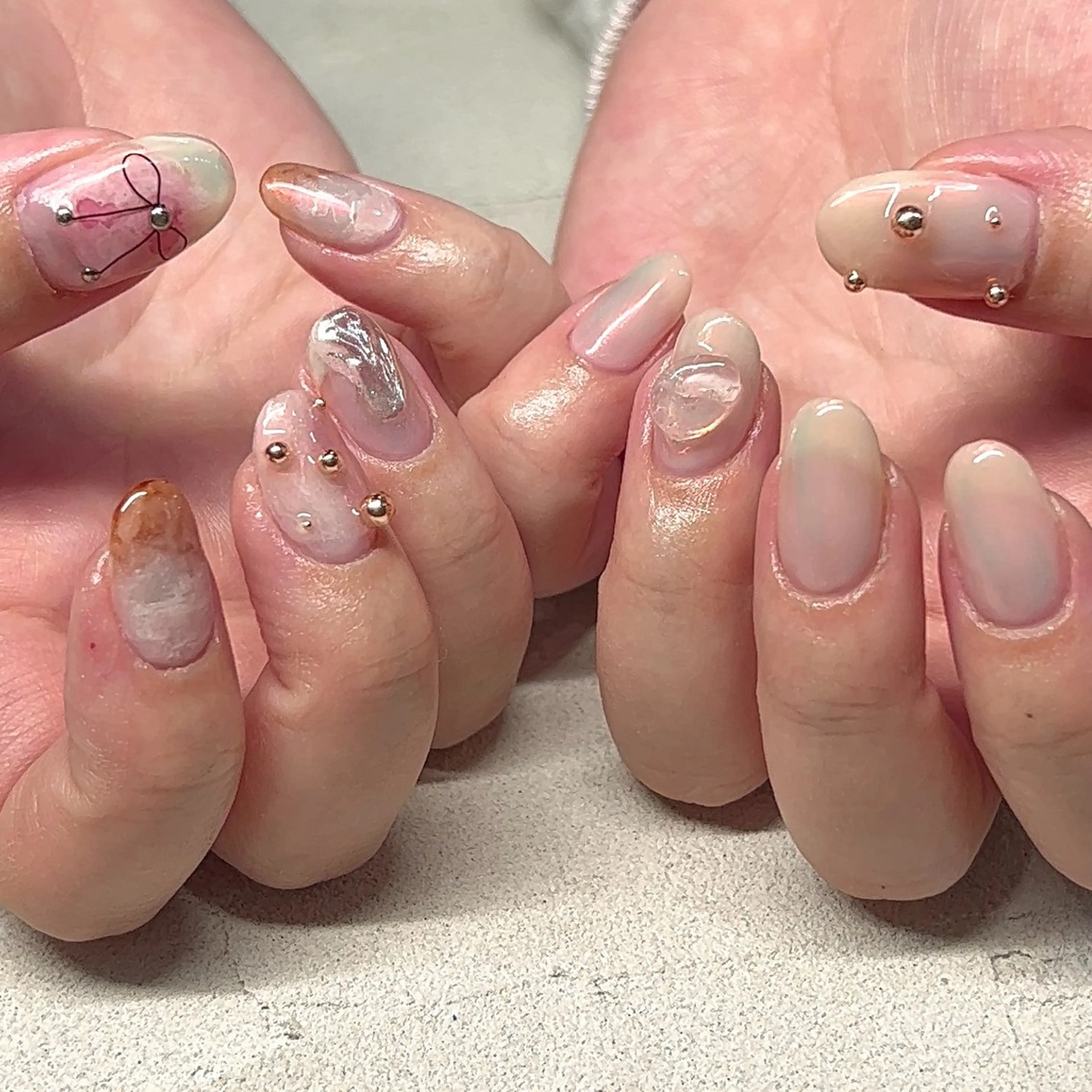 ネイル ハンドネイル ars川崎店所属・ars SUERIのネイルデザイン