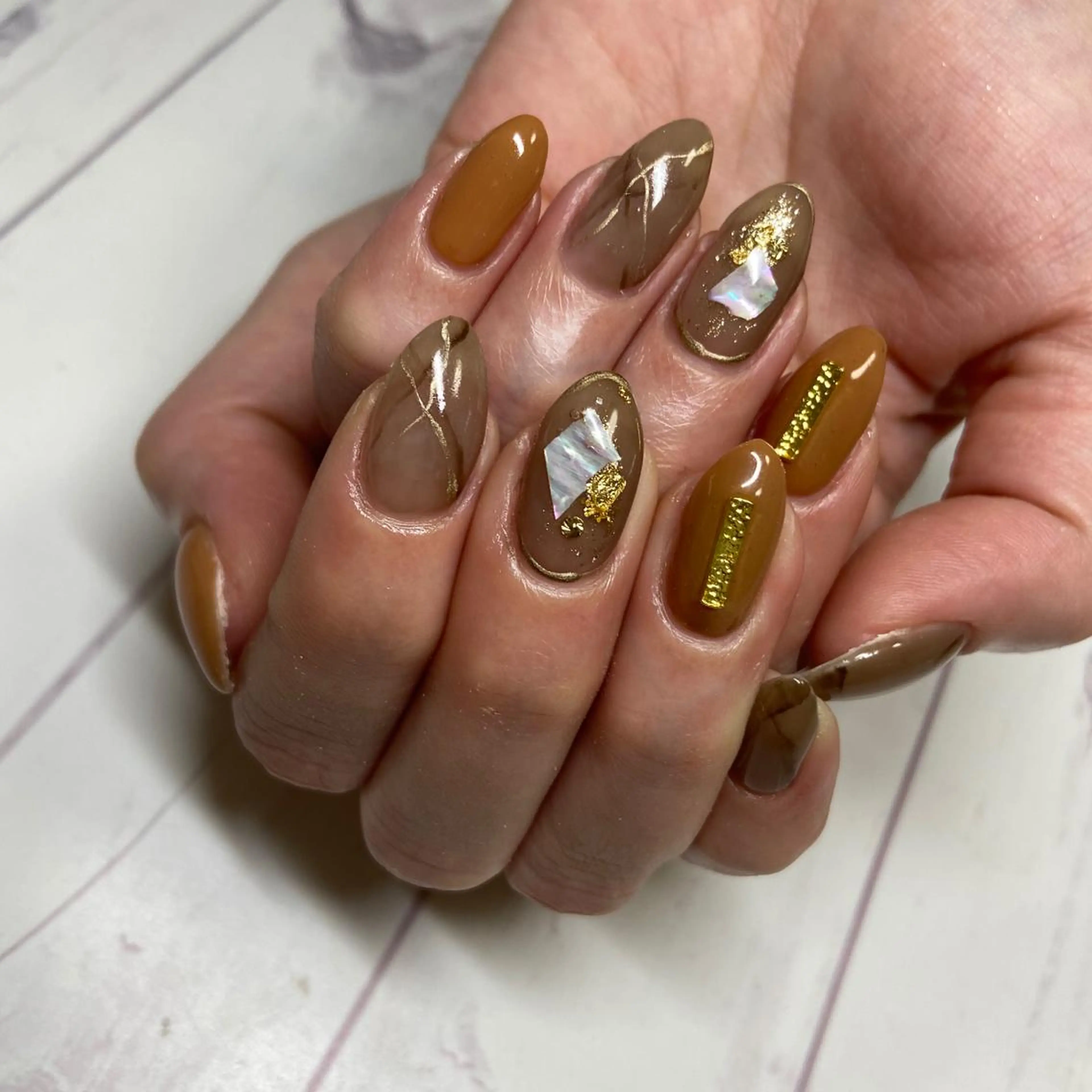 カラー ネイル nail salon LNのネイルデザイン