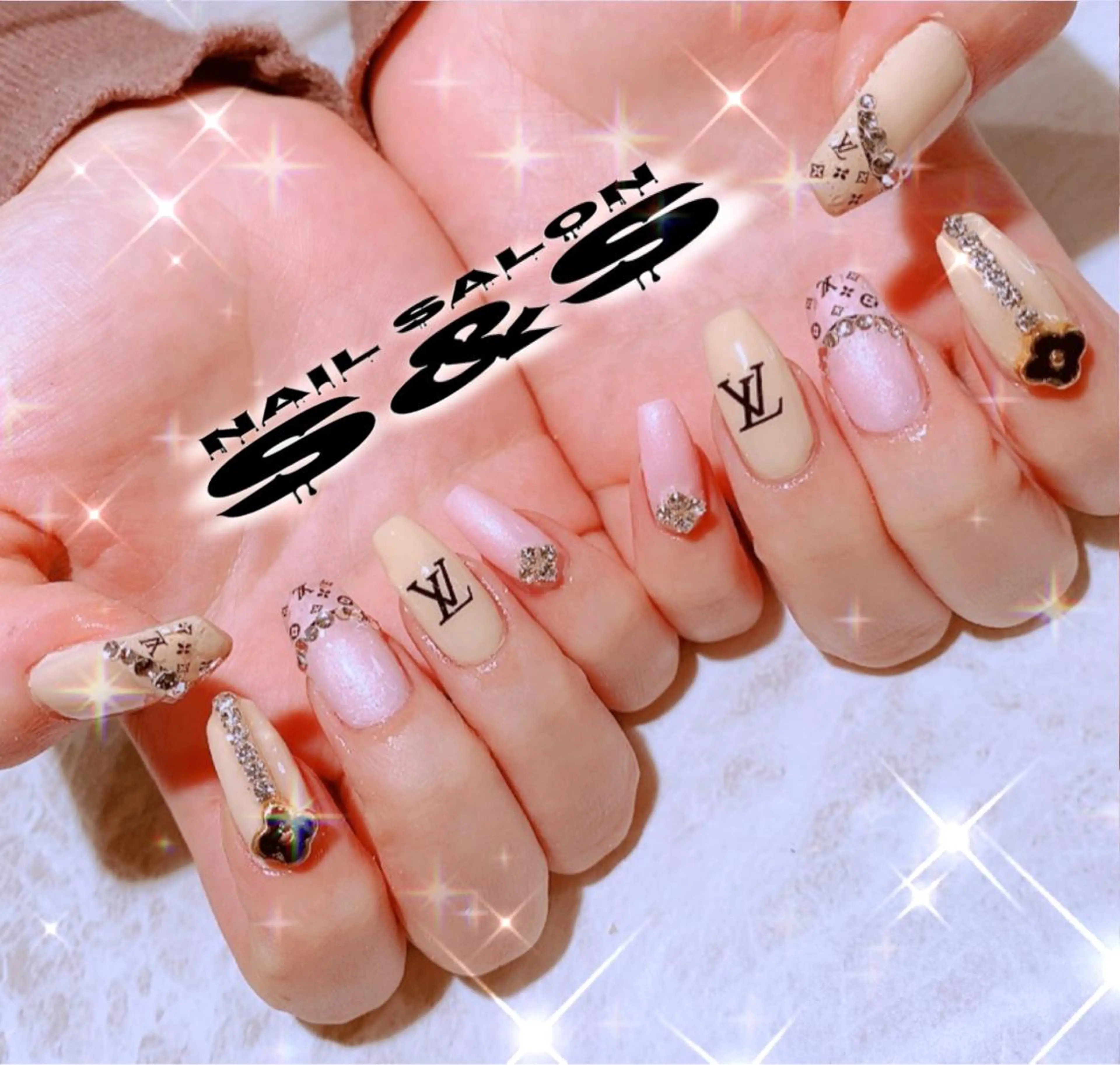 ネイル 長さ出し メンズネイル 持ち込み スカルプネイル S&S 村田小百合のネイルデザイン