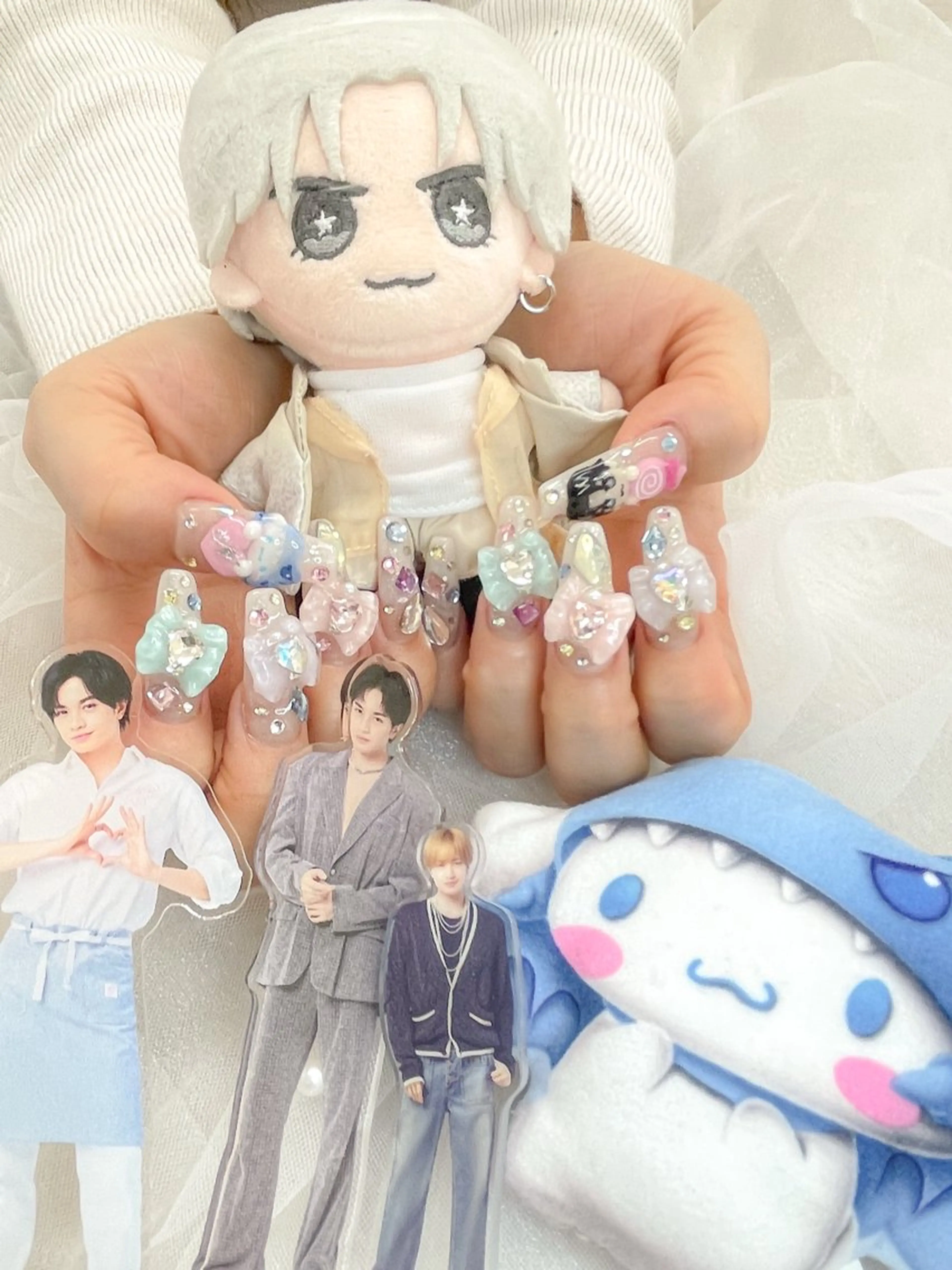 ネイル 持ち込み リボン ハンドネイル 五十嵐 美智のネイルデザイン