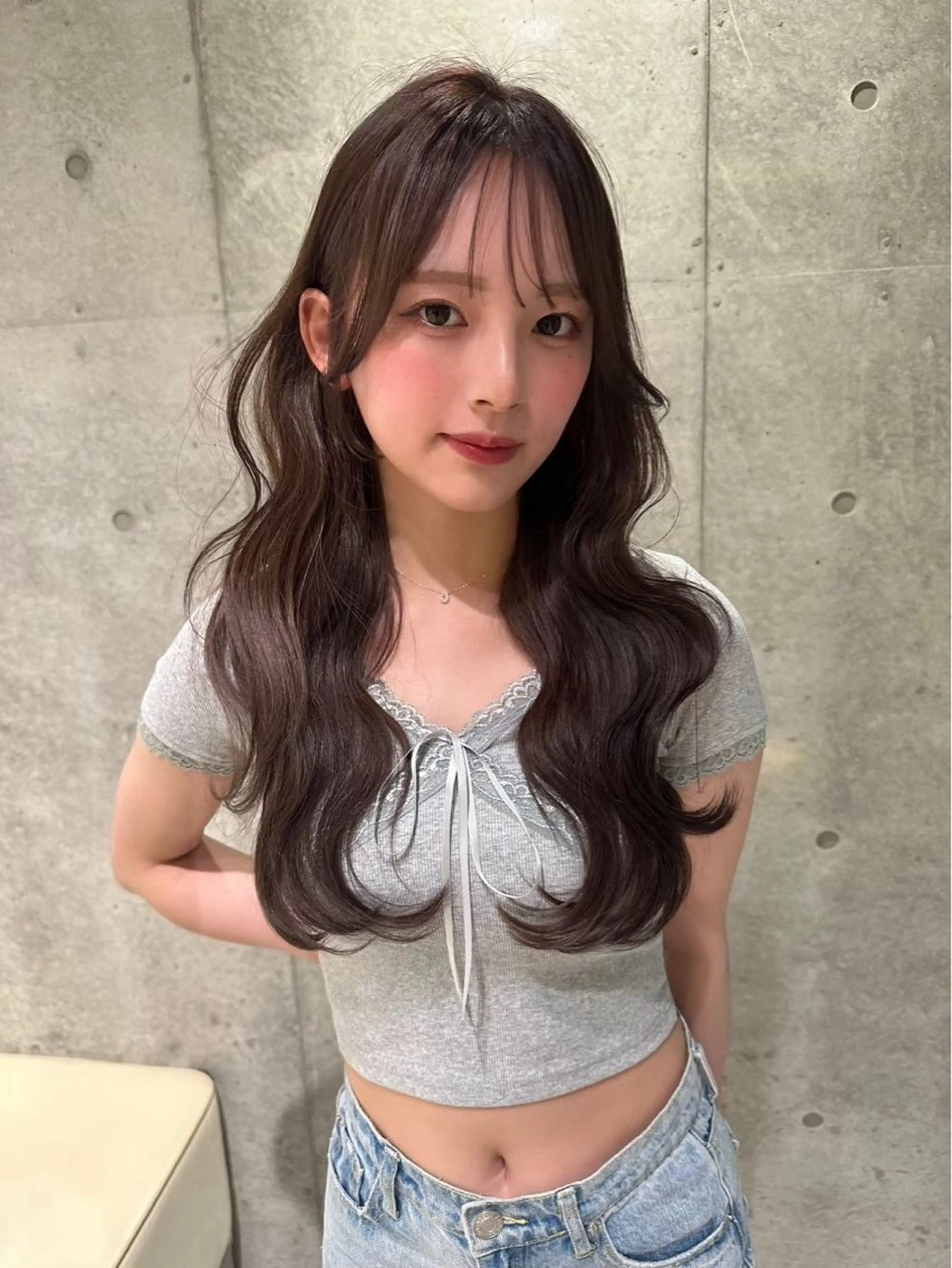 ロング ロングレイヤー 韓国風ヘア レイヤーカット ロング ✨韓国レイヤー/ハッ シュ/✨山下　遥のヘアスタイル