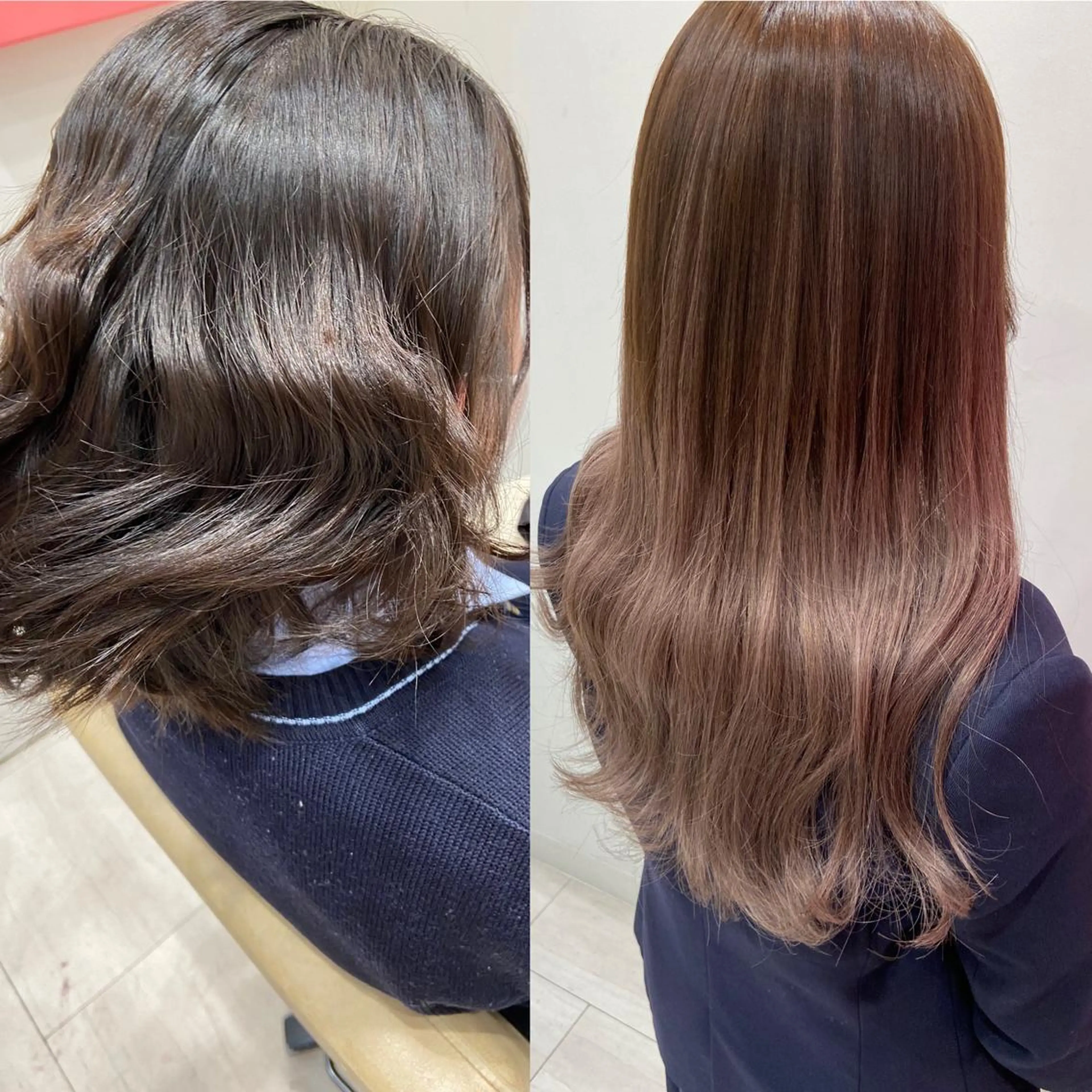 ロング シールエクステ くびれヘア エクステ 顔周りカット 韓国風ヘア 新宿/韓国ヘア 中明度カラー/かやのヘアスタイル