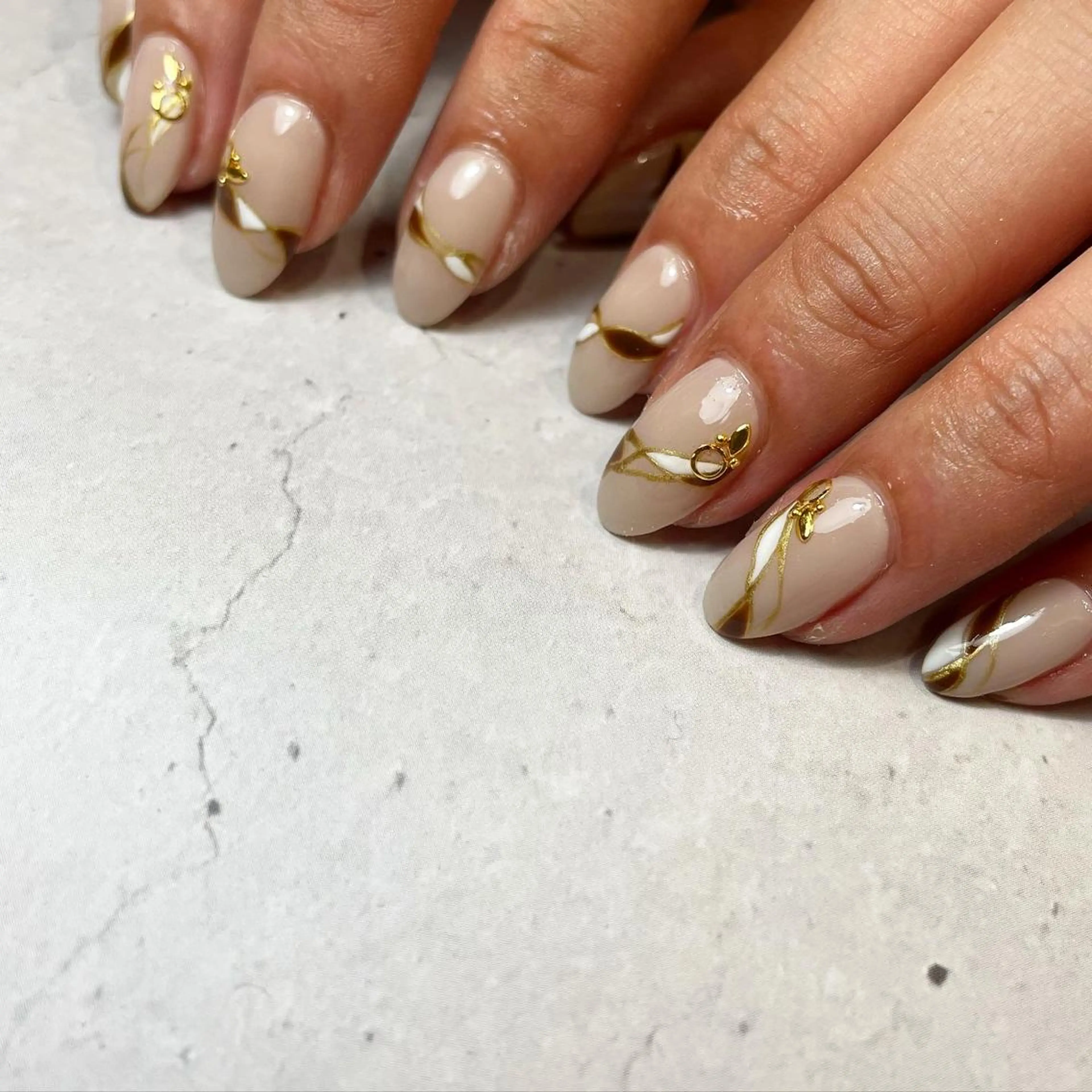 ネイル 持ち込み ハンドネイル nail&eyelash mate所属・京都/東向日/桂 ayumiのネイルデザイン