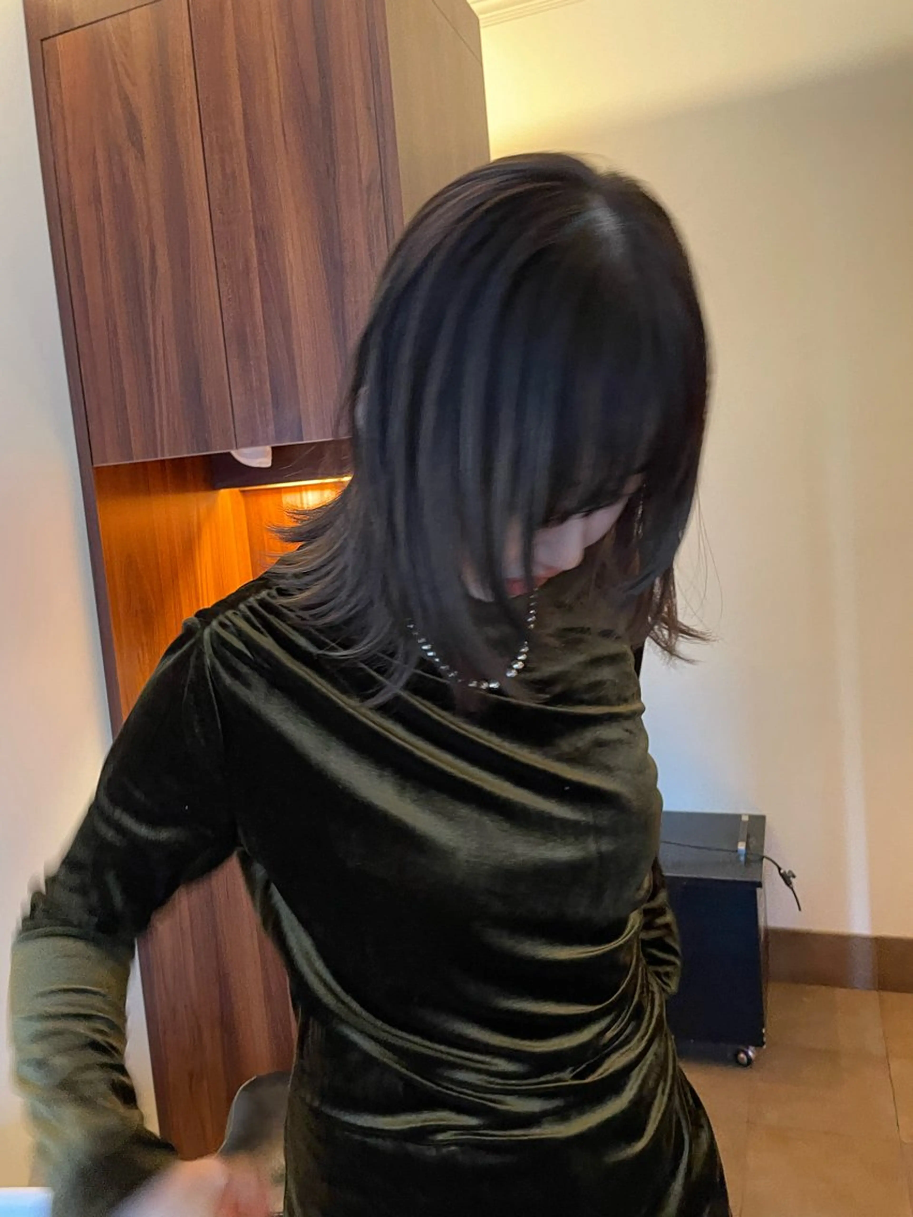 ミディアム ミディアムレイヤー レイヤーカット ボブ ホノカのヘアスタイル