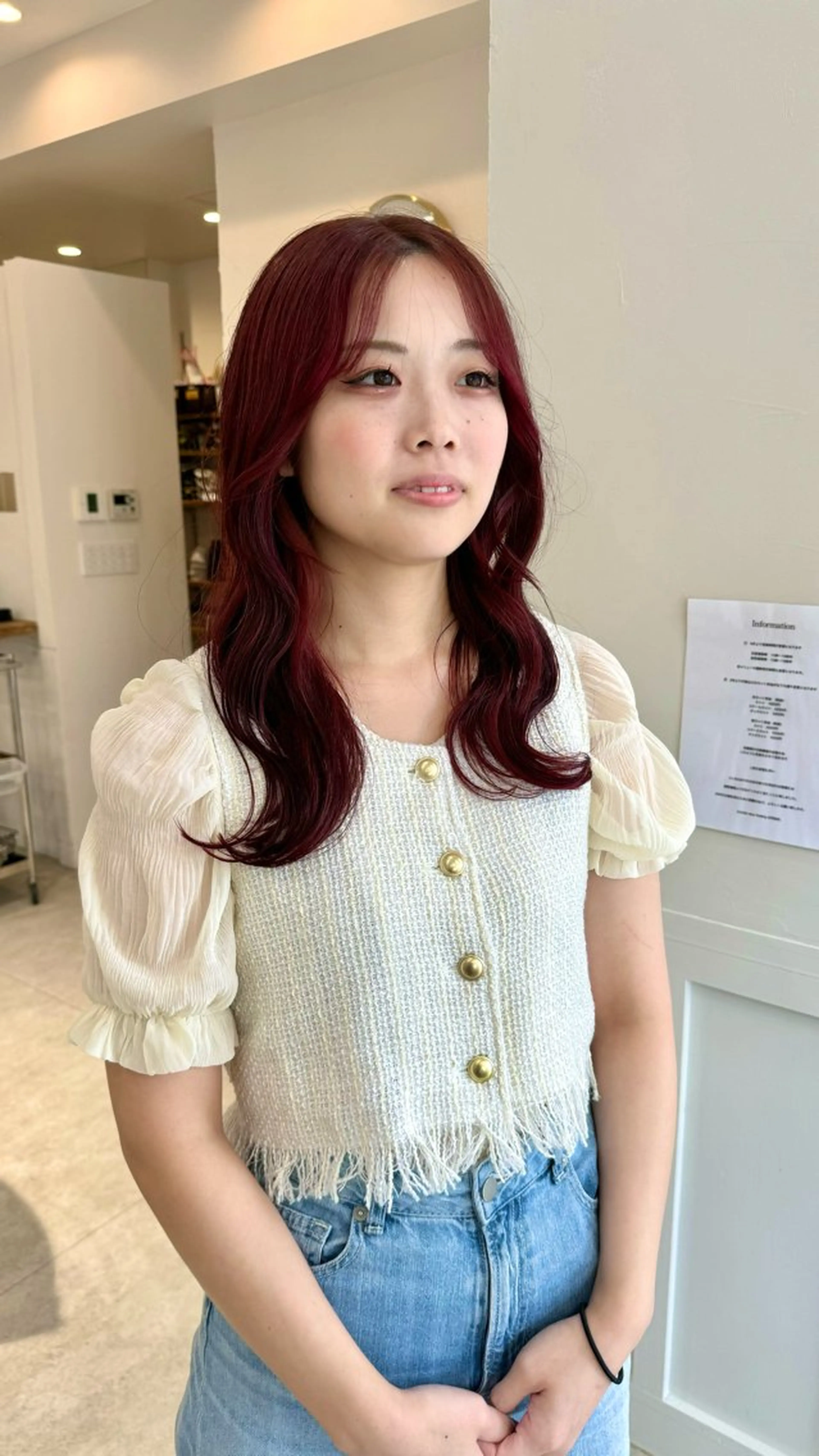 ロング 久屋大通/ 切りっぱなしボブのヘアスタイル