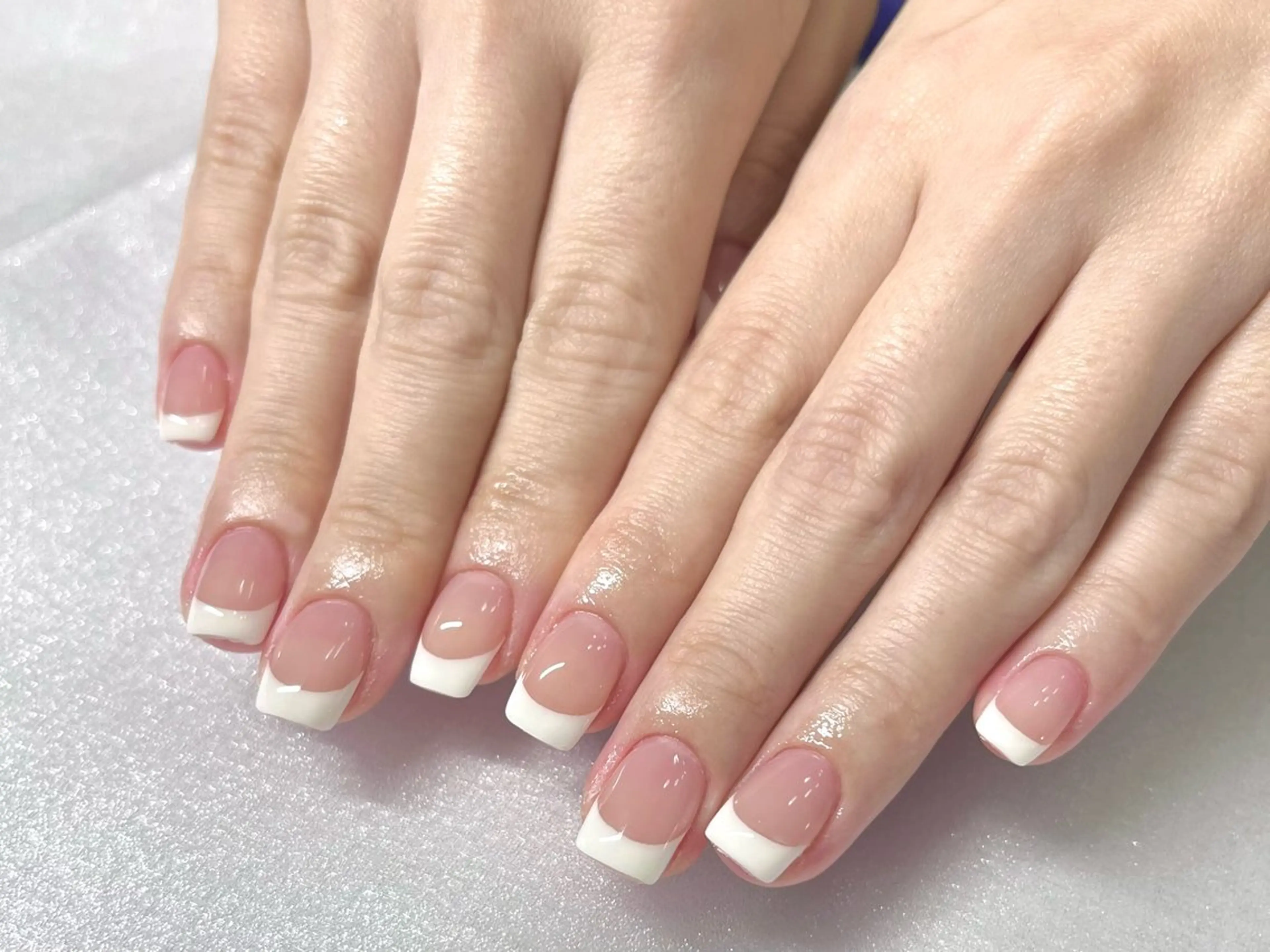 【フレンチ】ご新規(オフ無し)🌱ナチュラルカラー🉑ベース込みの写真