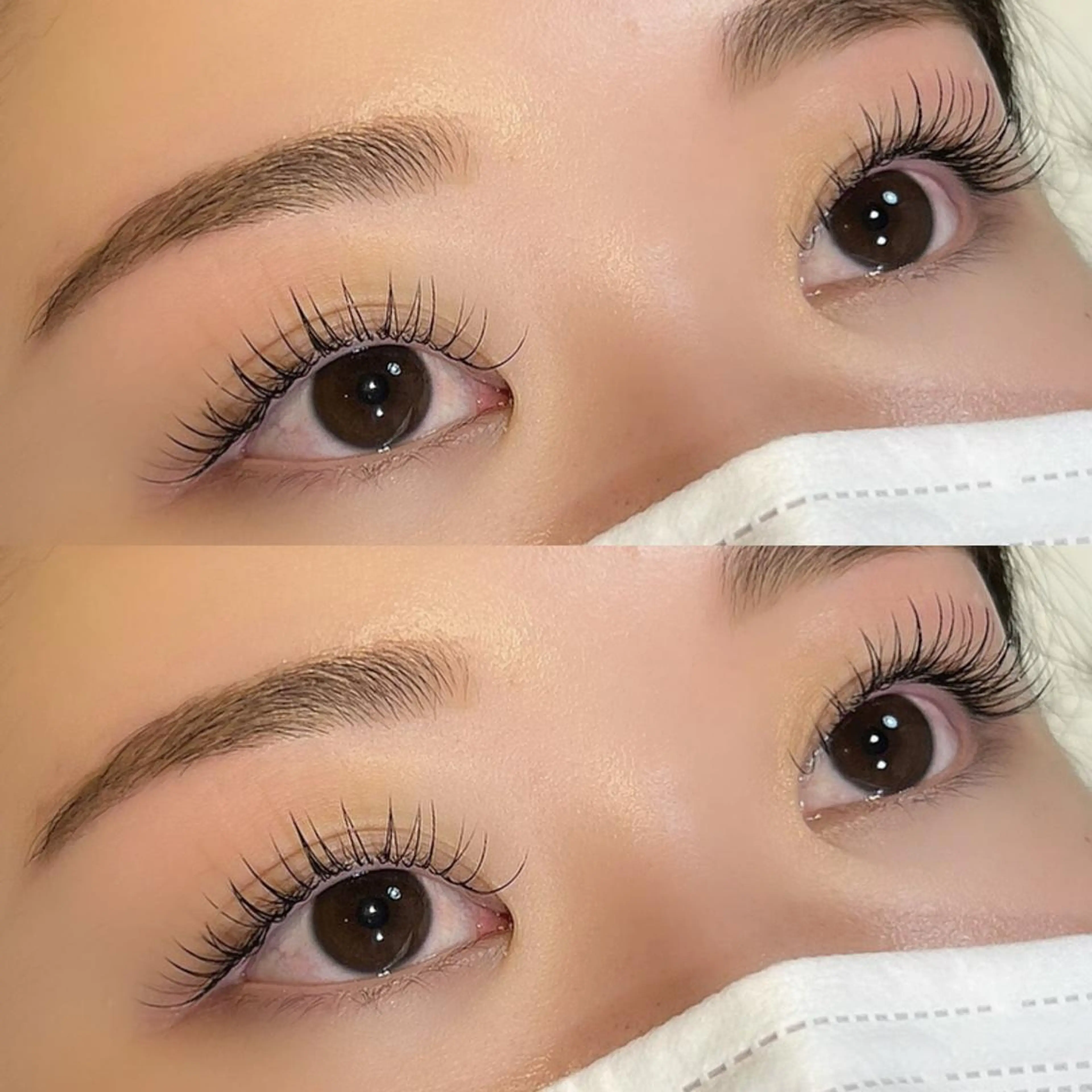 マツエク・マツパ アイブロウ フラットラッシュ LUCIA LASH/BROW所属・Lucia Lash Amaneのマツエク・マツパデザイン