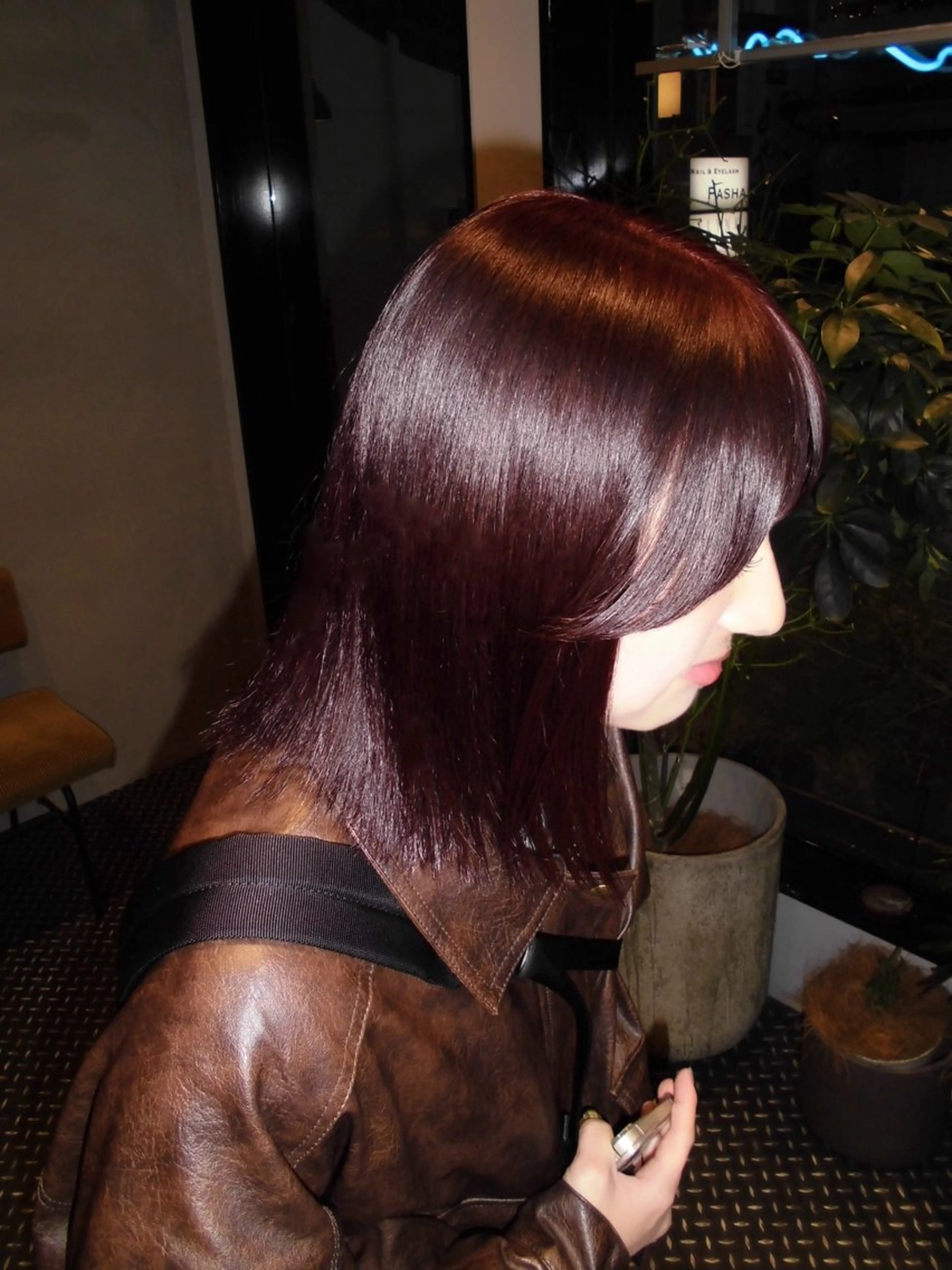 ミディアム カラー ヘアカラー ヘッドスパ marino マリノのヘアスタイル