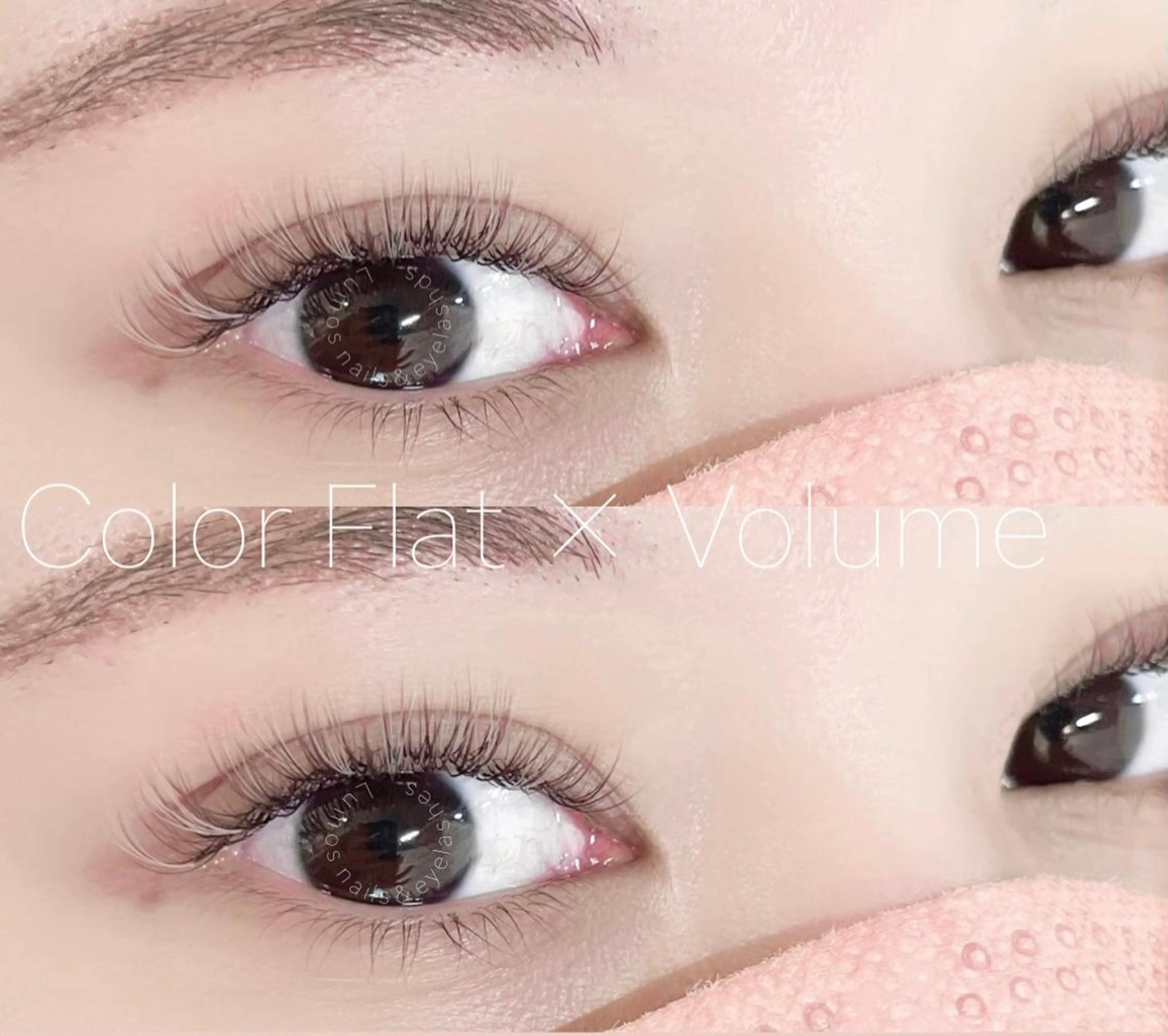 マツエク・マツパ フラットラッシュ ボリュームラッシュ Lumos nail&eyelash所属・Lumos Ayakaのマツエク・マツパデザイン