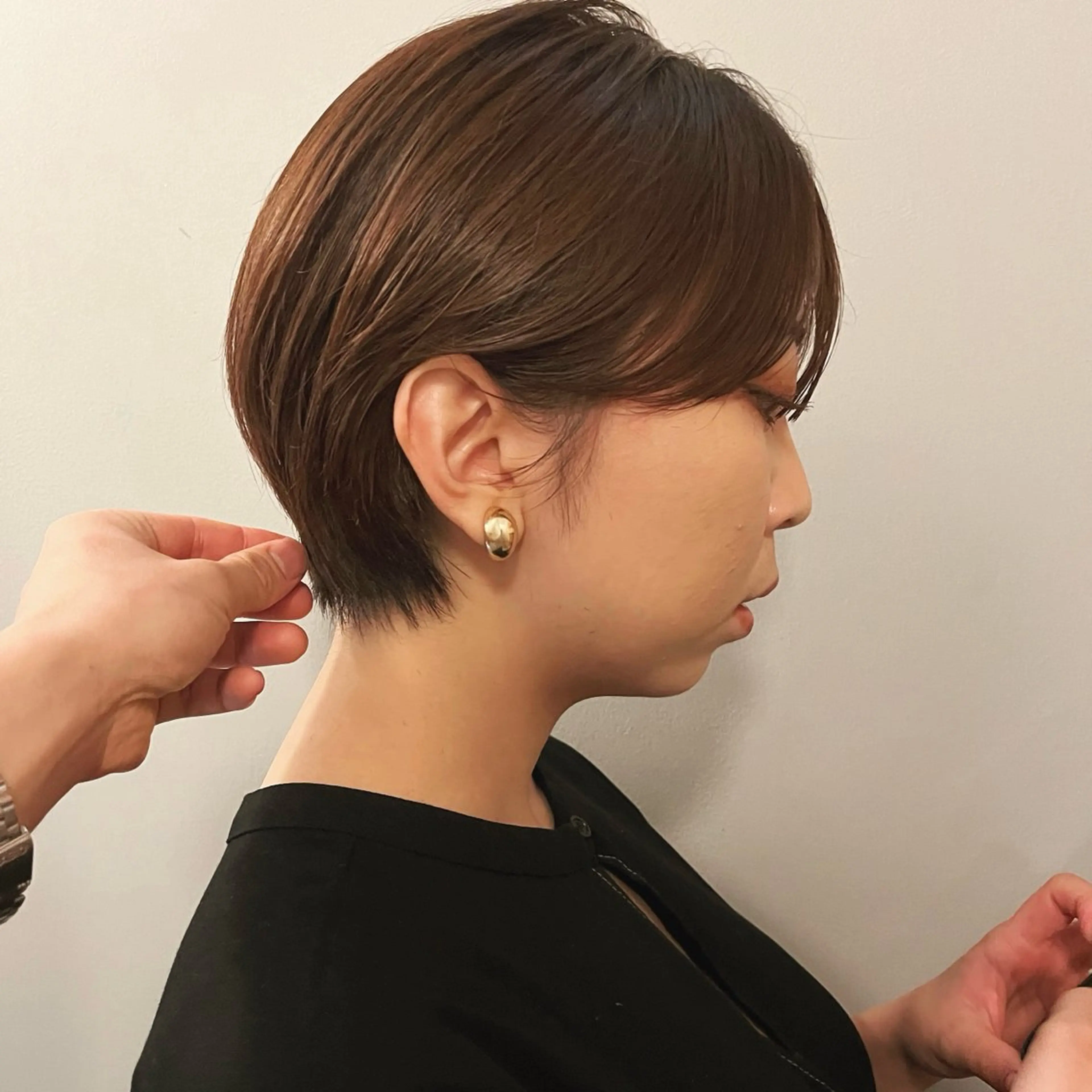 ショート カット ヘアカラー トリートメント ショート/ボブ 🌿柏原良亮のヘアスタイル