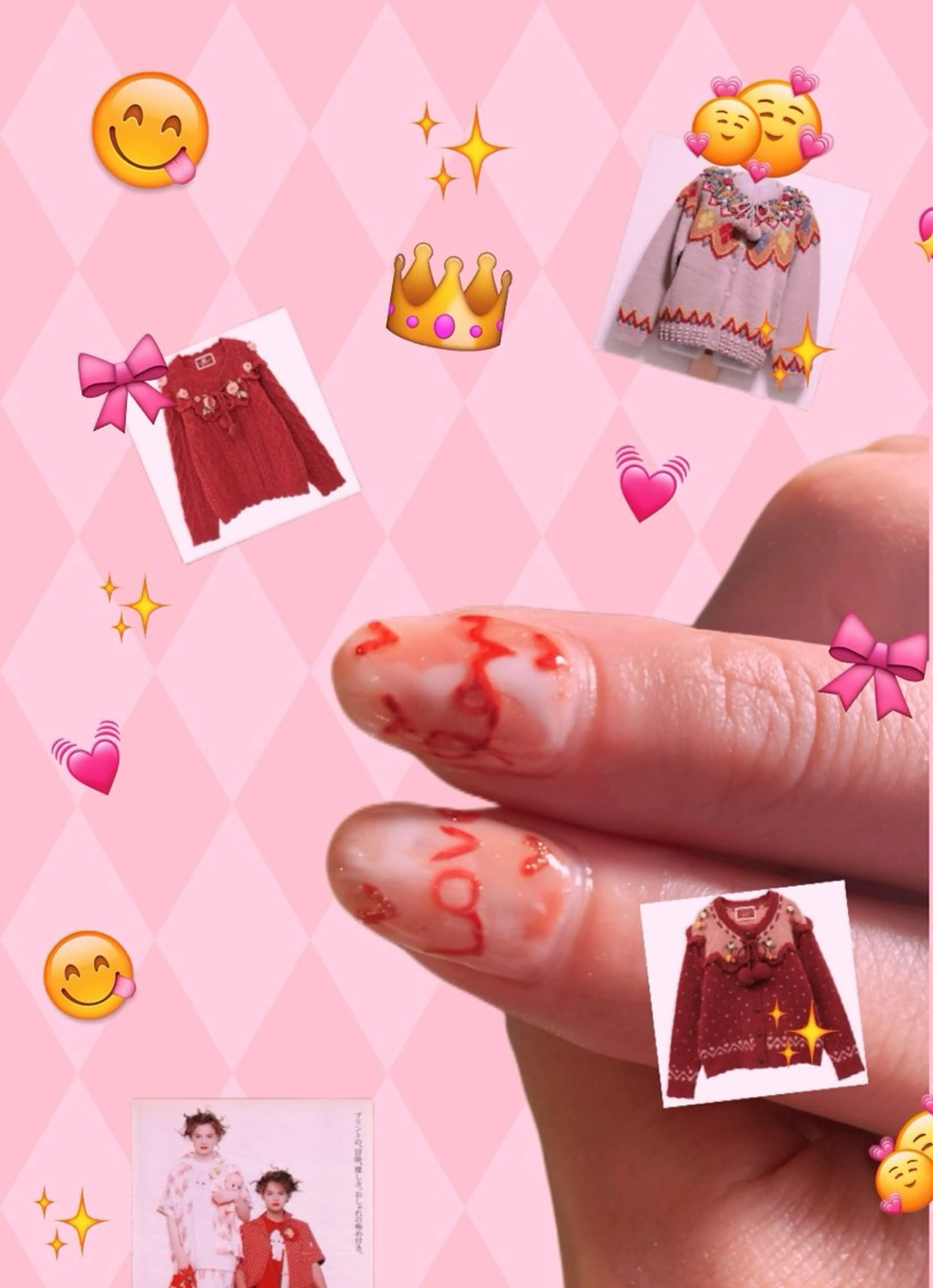 ネイル バレンタイン free hug Hiromiのネイルデザイン