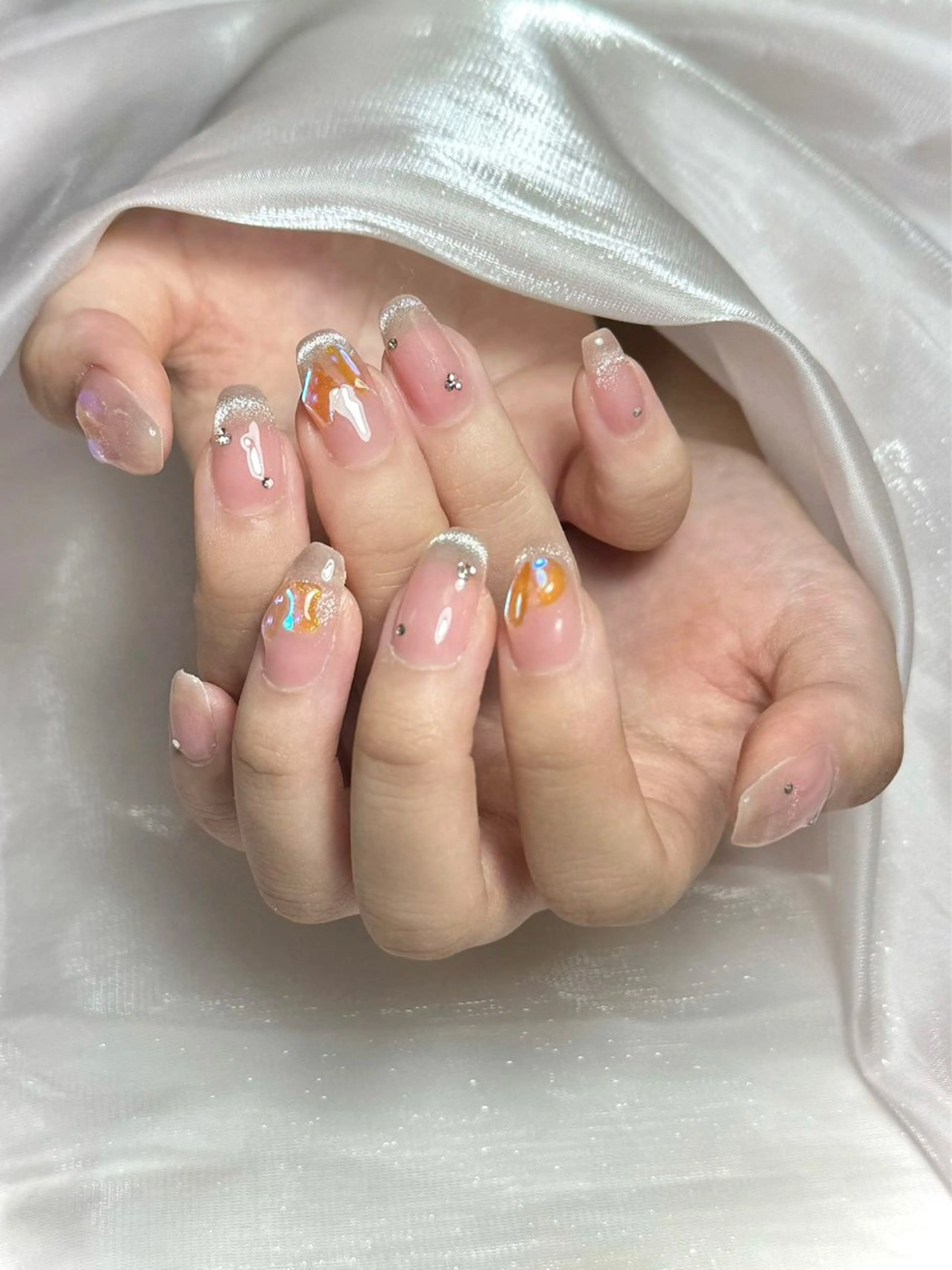 ネイル ハンドネイル ハンドケア 🍑 momo_nailのネイルデザイン