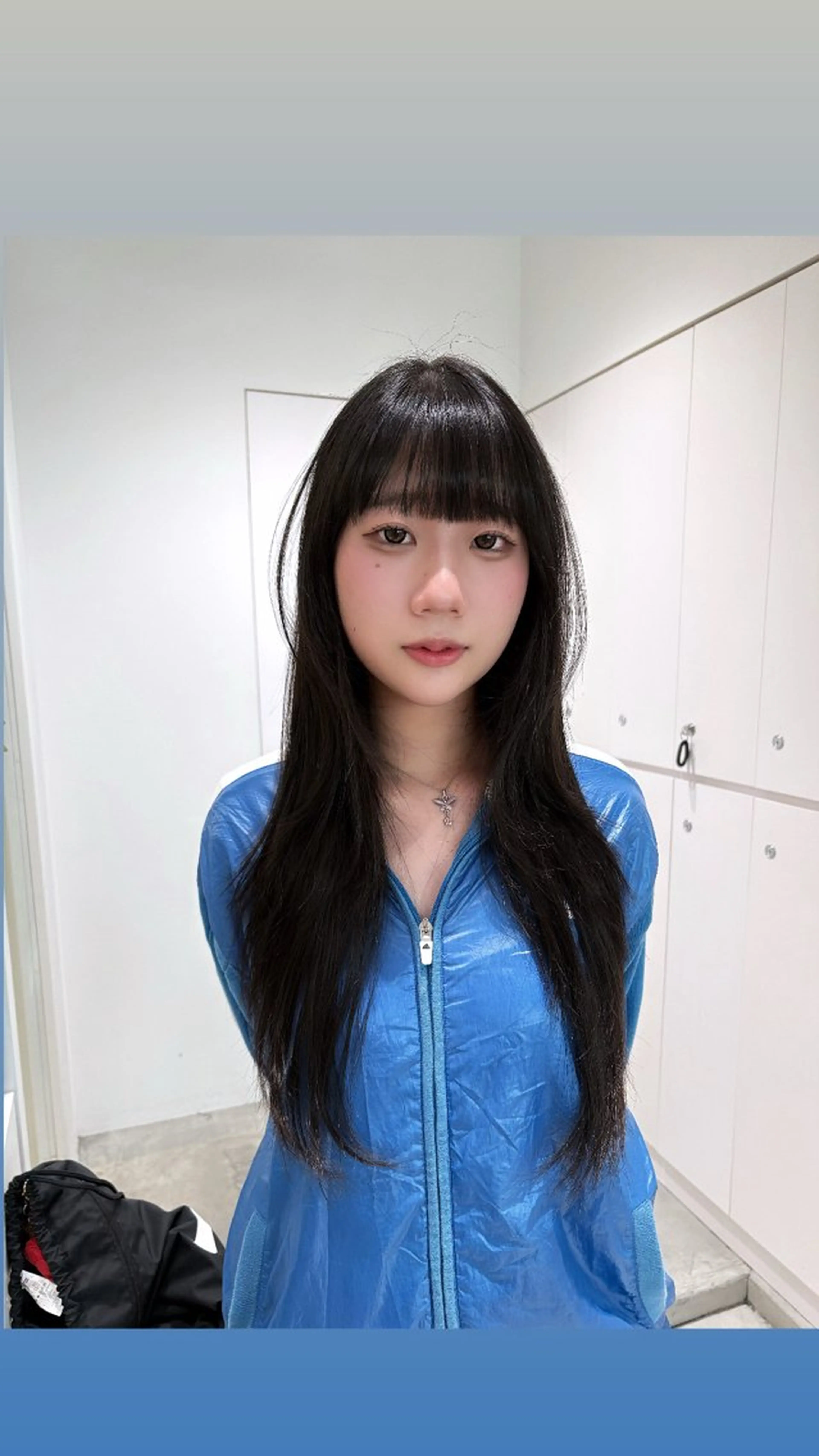 ロング カラー カット ヘアカラー トリートメント 🎀優姫 🎀  韓国レイヤーのヘアスタイル