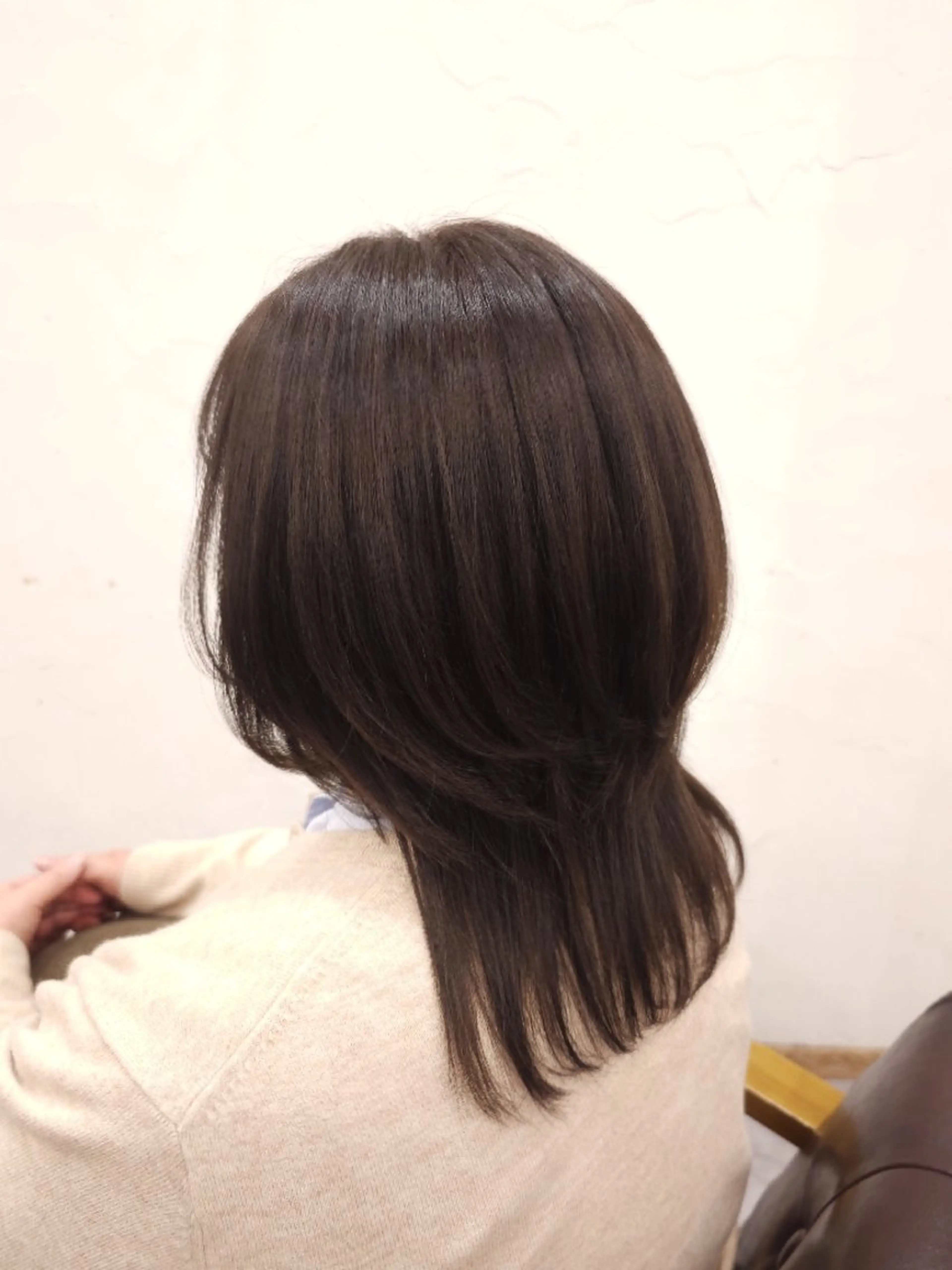 セミロング カラー little 柏 【リトルカシワ】所属・フジタミキ ✨メテオ TR、ヘッドスパのヘアスタイル