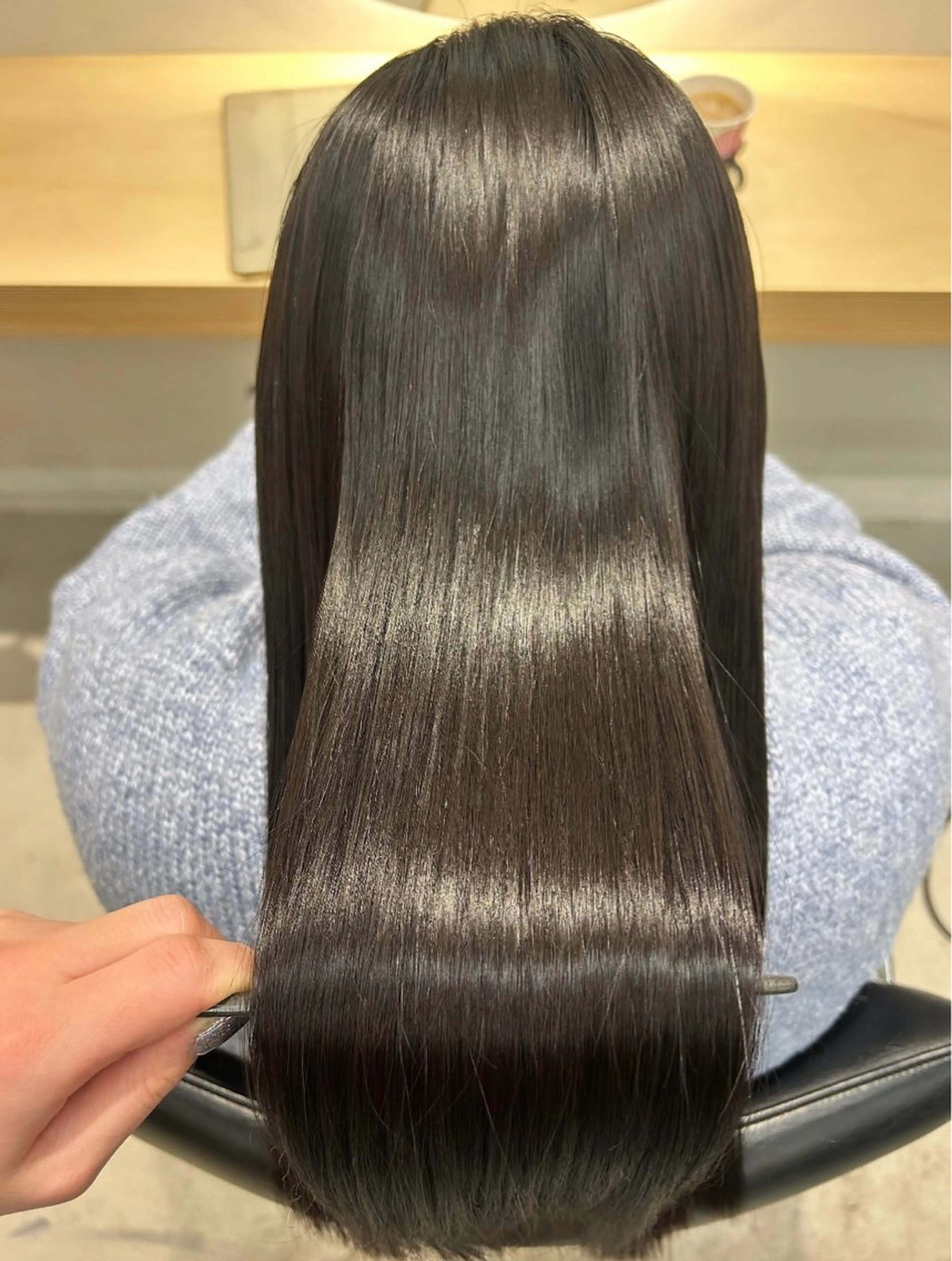 ロング カット 縮毛矯正 トリートメント mari 🦋のヘアスタイル