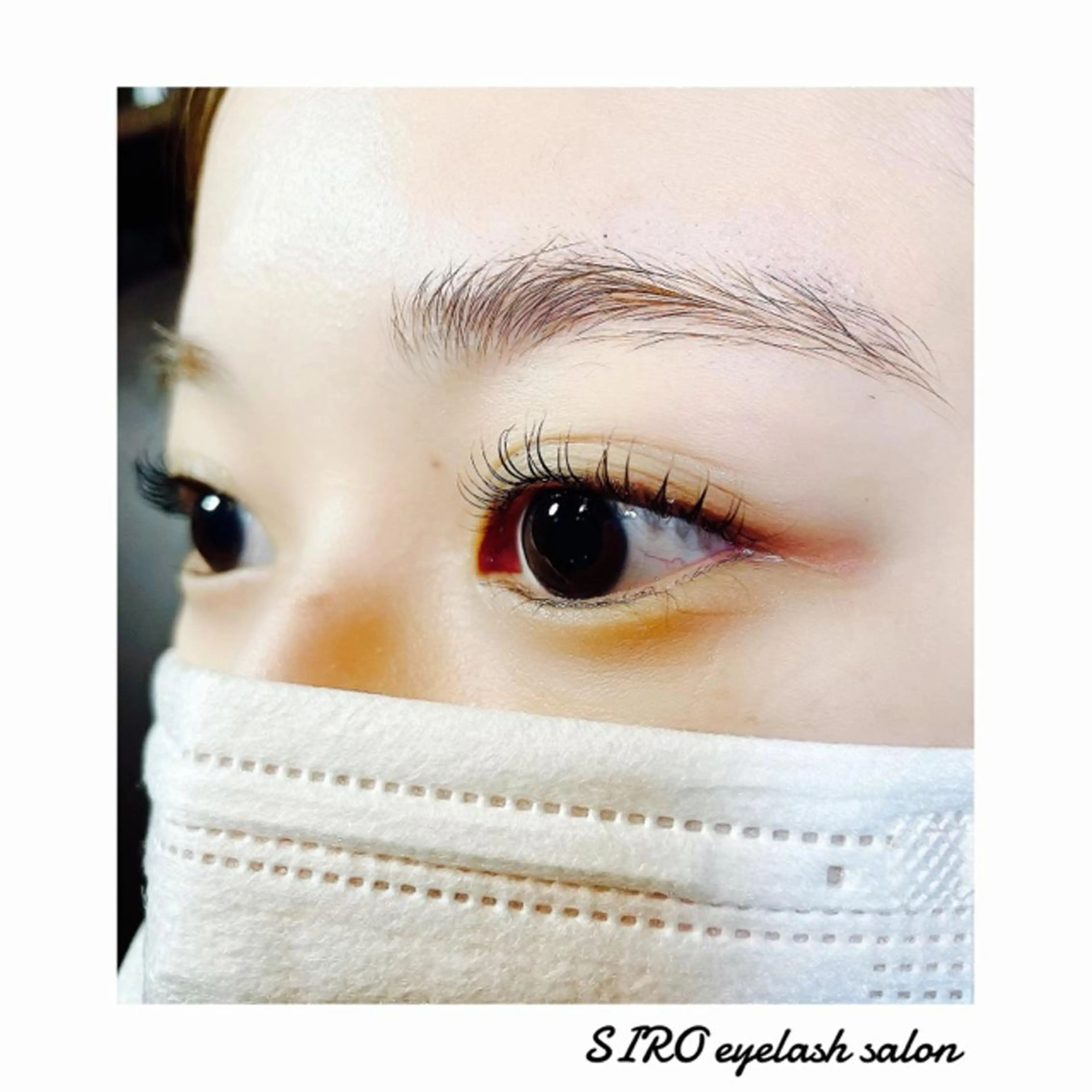 ラッシュリフト¥6000コーティング付きの写真